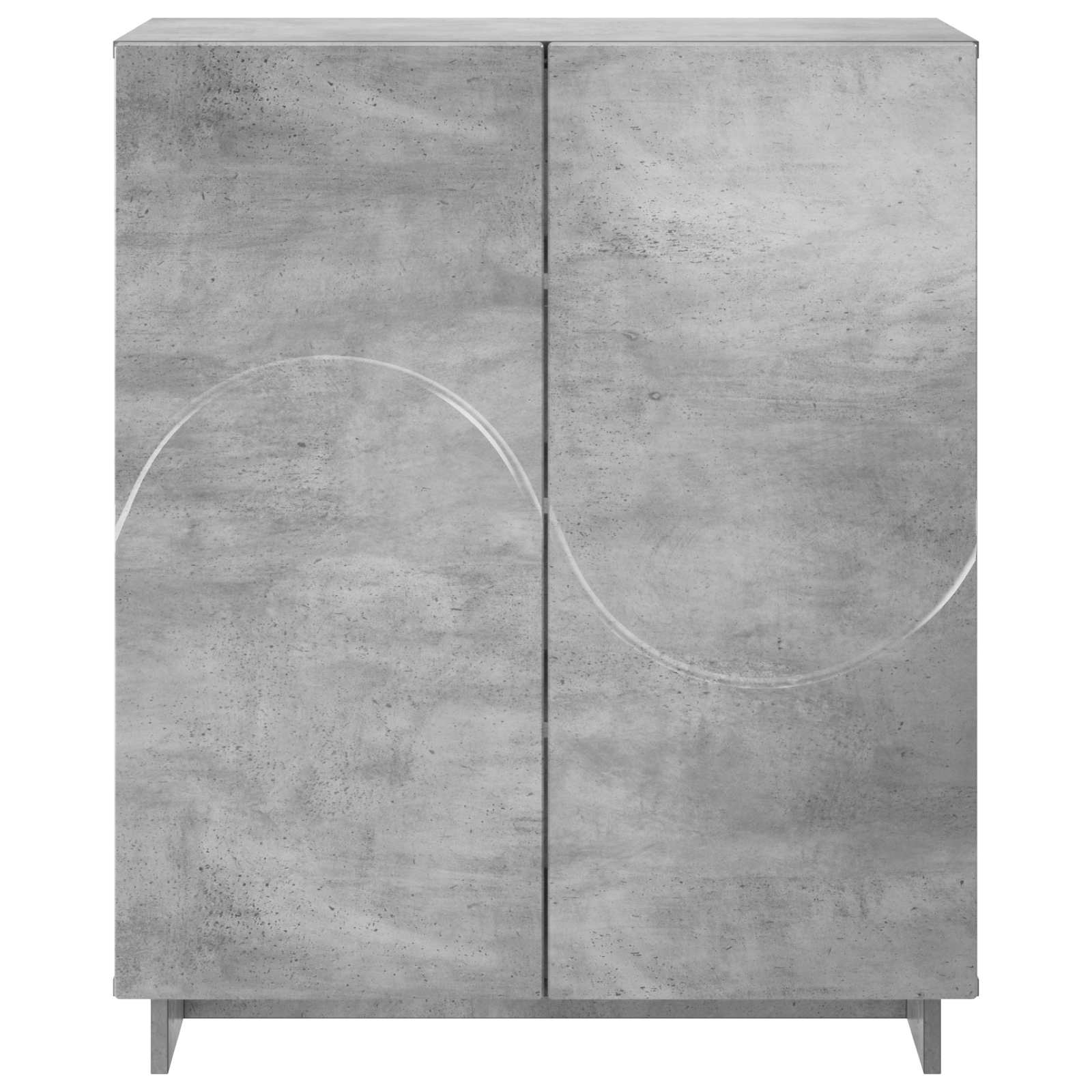 Scarpiera 73 x 38 x 87,5 cm Legno ingegnerizzato Grigio Cemento