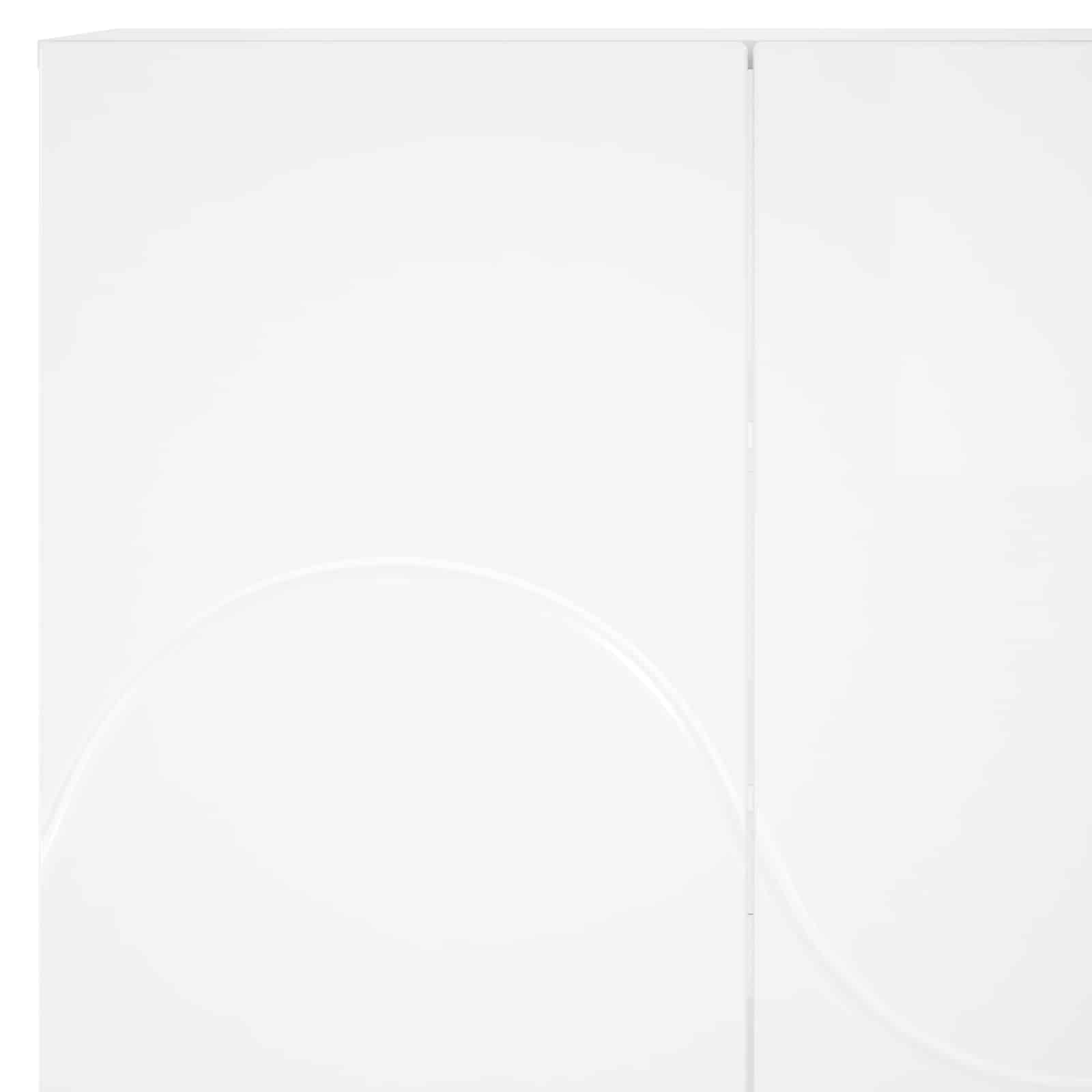 Scarpiera 73 x 38 x 87,5 cm Legno ingegnerizzato Bianco Lucido
