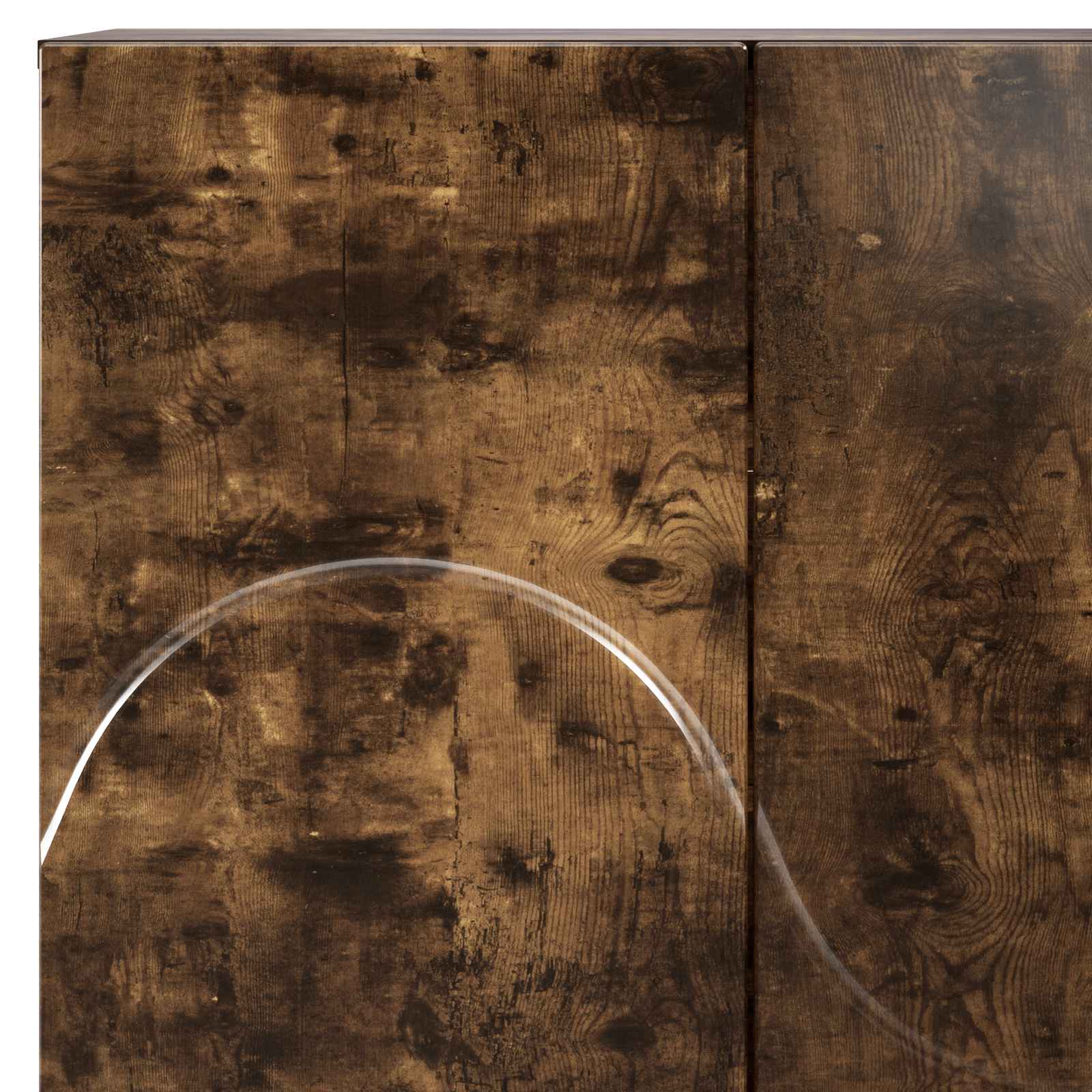 Scarpiera 73 x 38 x 87,5 cm Legno ingegnerizzato Rovere Fumo
