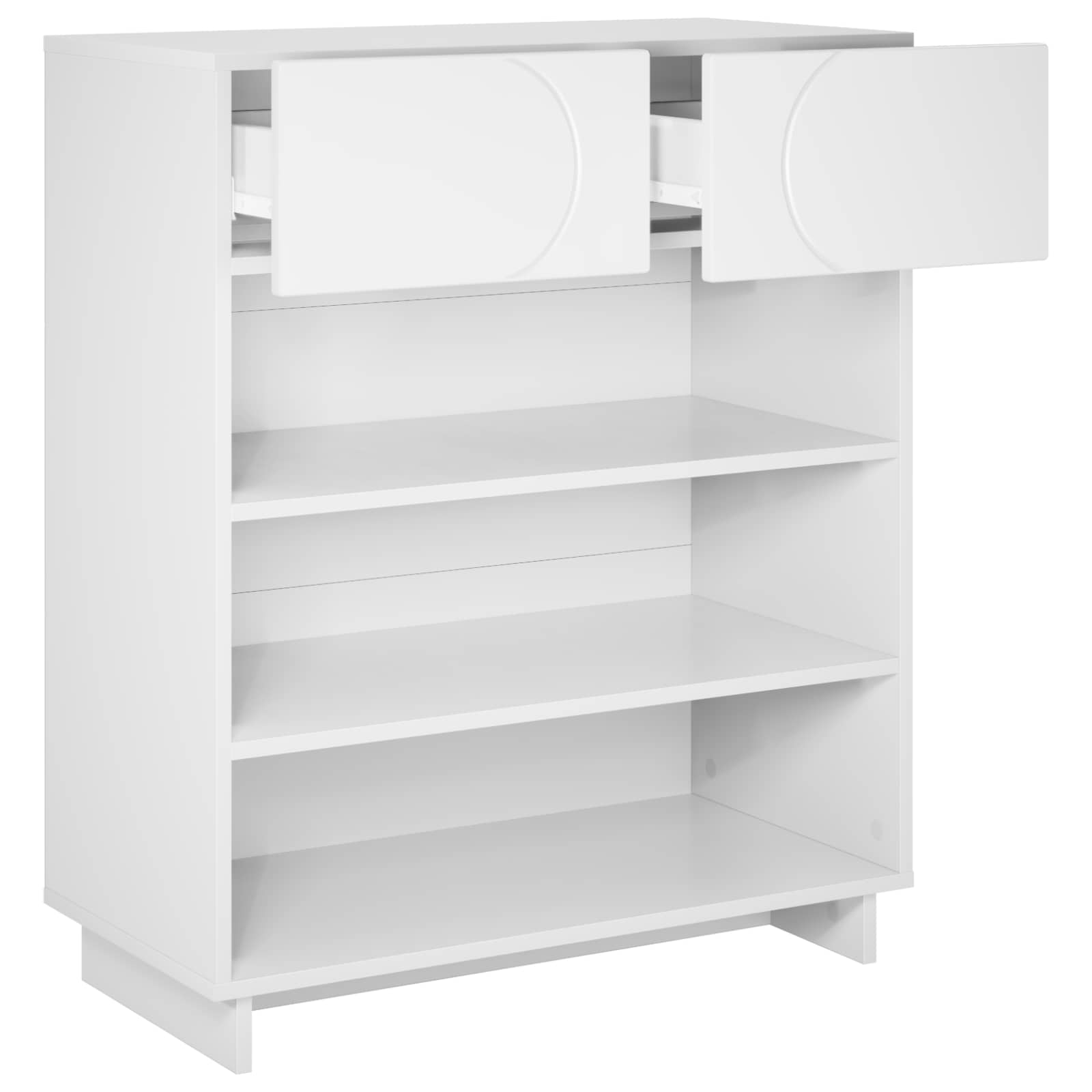 Scarpiera 73 x 38 x 87,5 cm Legno ingegnerizzato Bianco