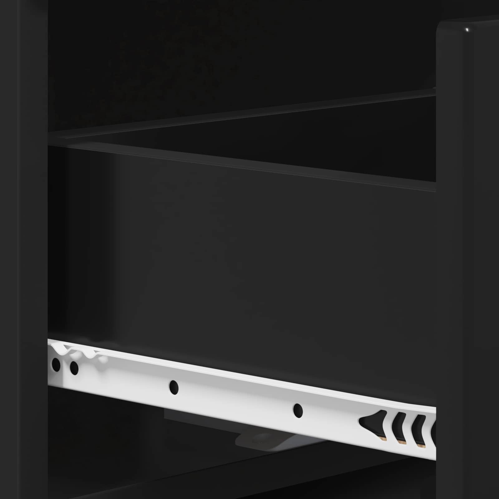 Scarpiera 73 x 38 x 87,5 cm Legno ingegnerizzato Nero