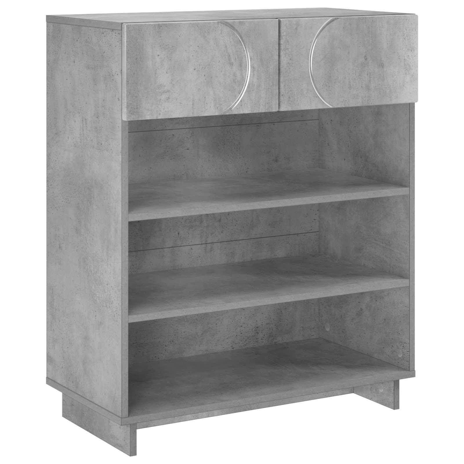 Scarpiera 73 x 38 x 87,5 cm Legno ingegnerizzato Grigio Cemento