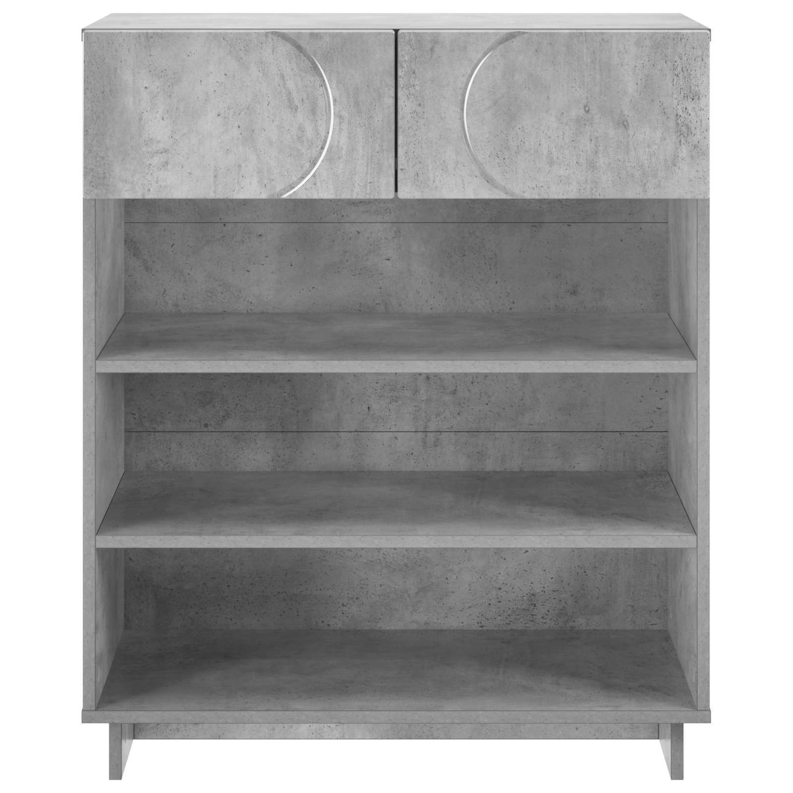 Scarpiera 73 x 38 x 87,5 cm Legno ingegnerizzato Grigio Cemento