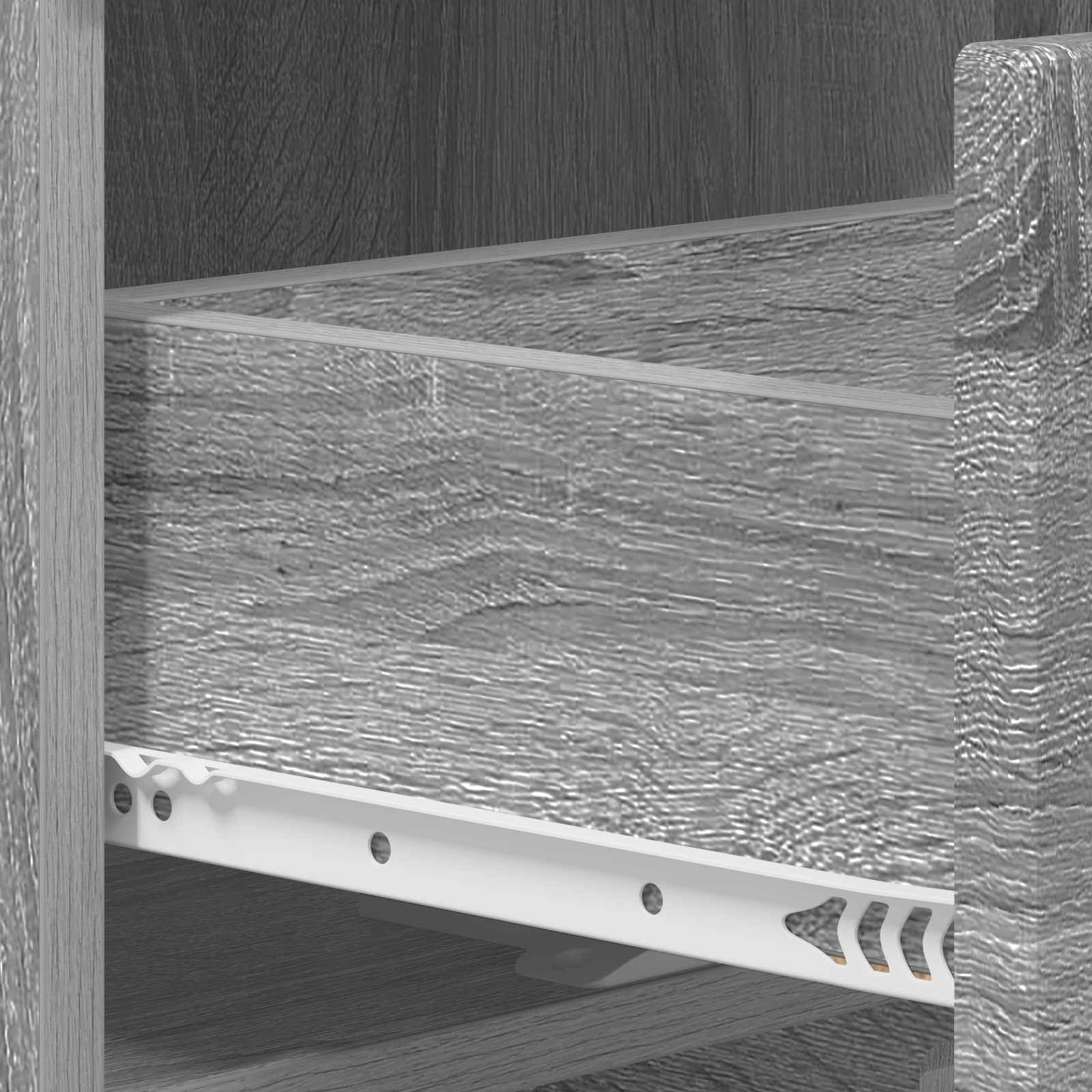 Scarpiera 73 x 38 x 87,5 cm Legno ingegnerizzato Sonoma grigio