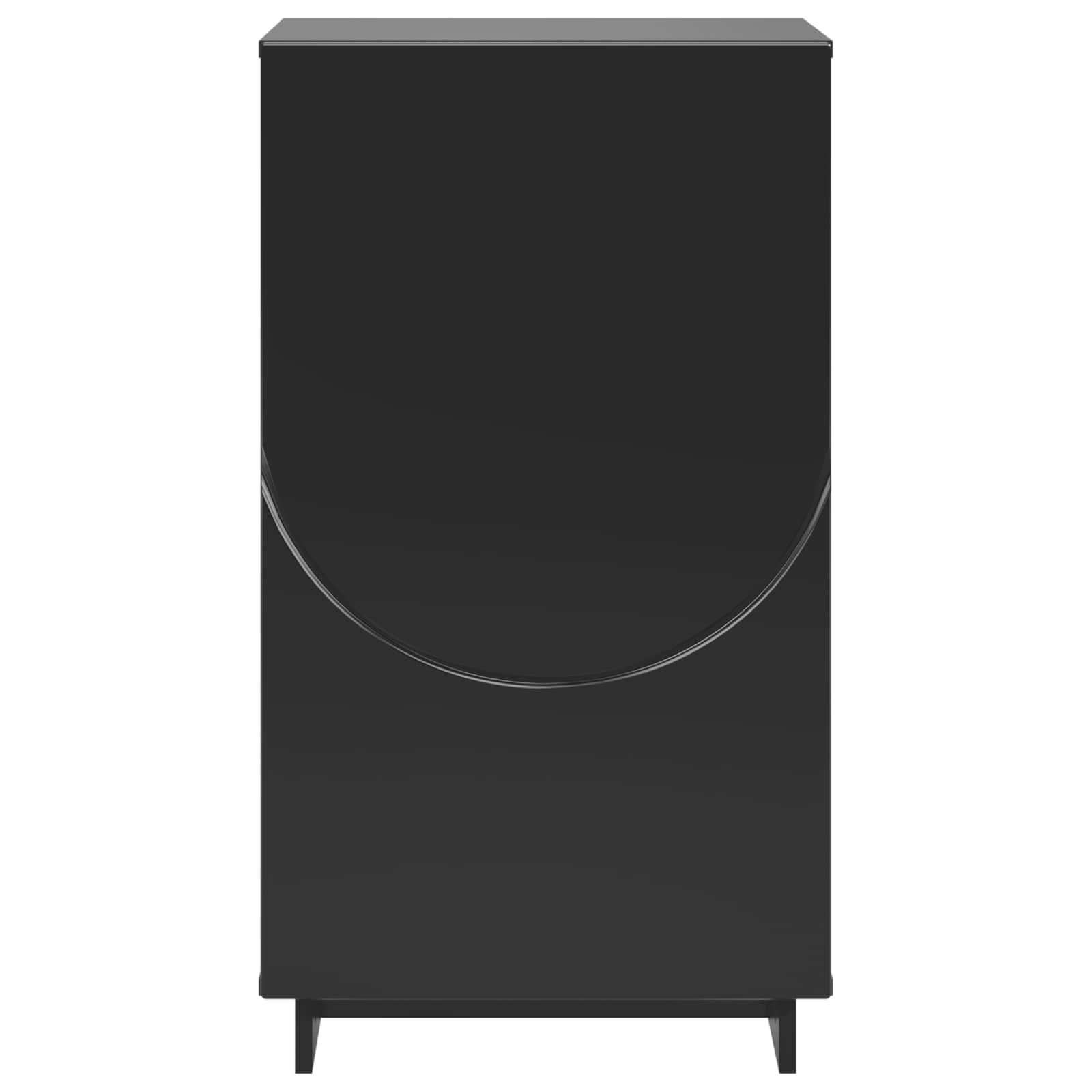 Scarpiera 48 x 38 x 87,5 cm Legno multistrato Nero