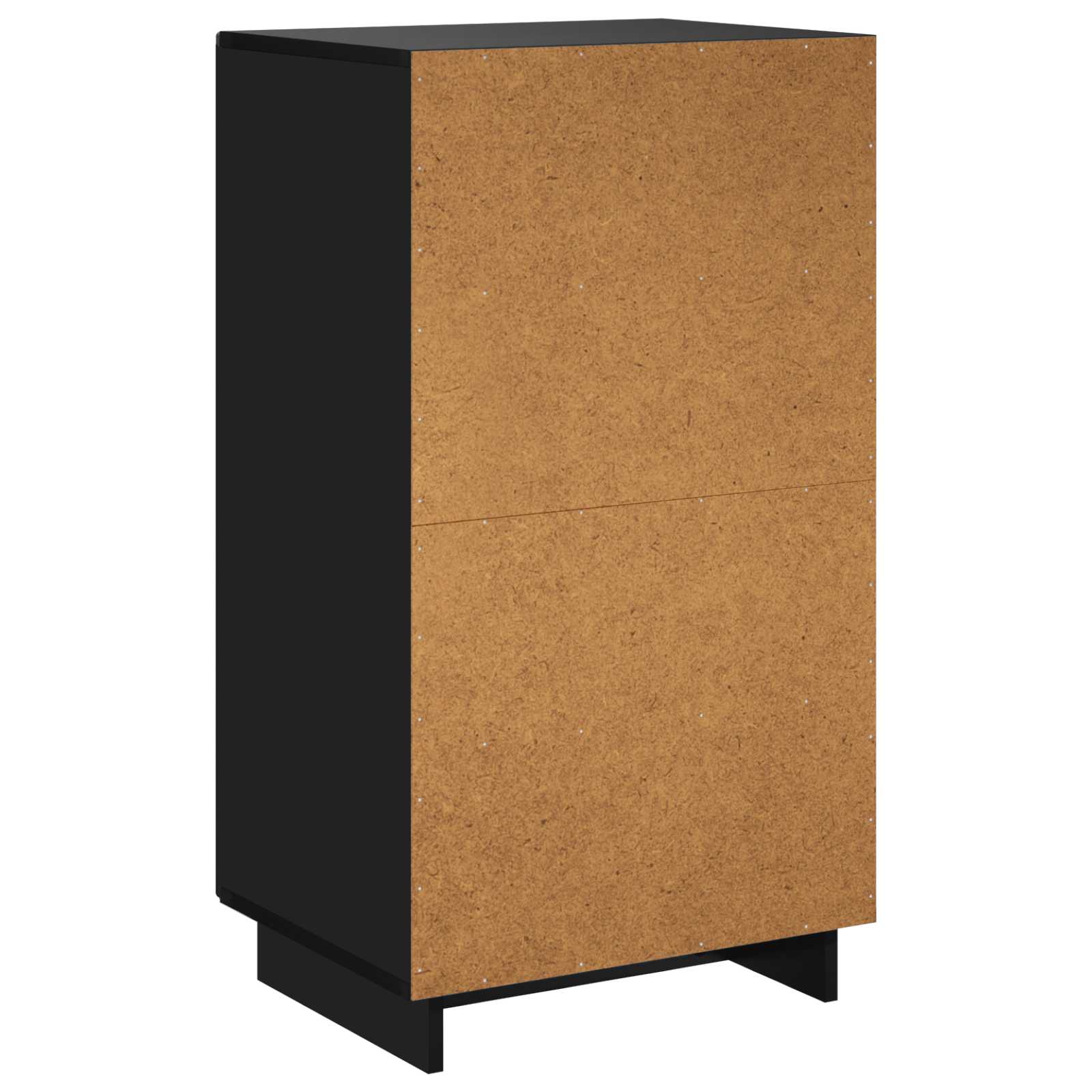 Scarpiera 48 x 38 x 87,5 cm Legno multistrato Nero