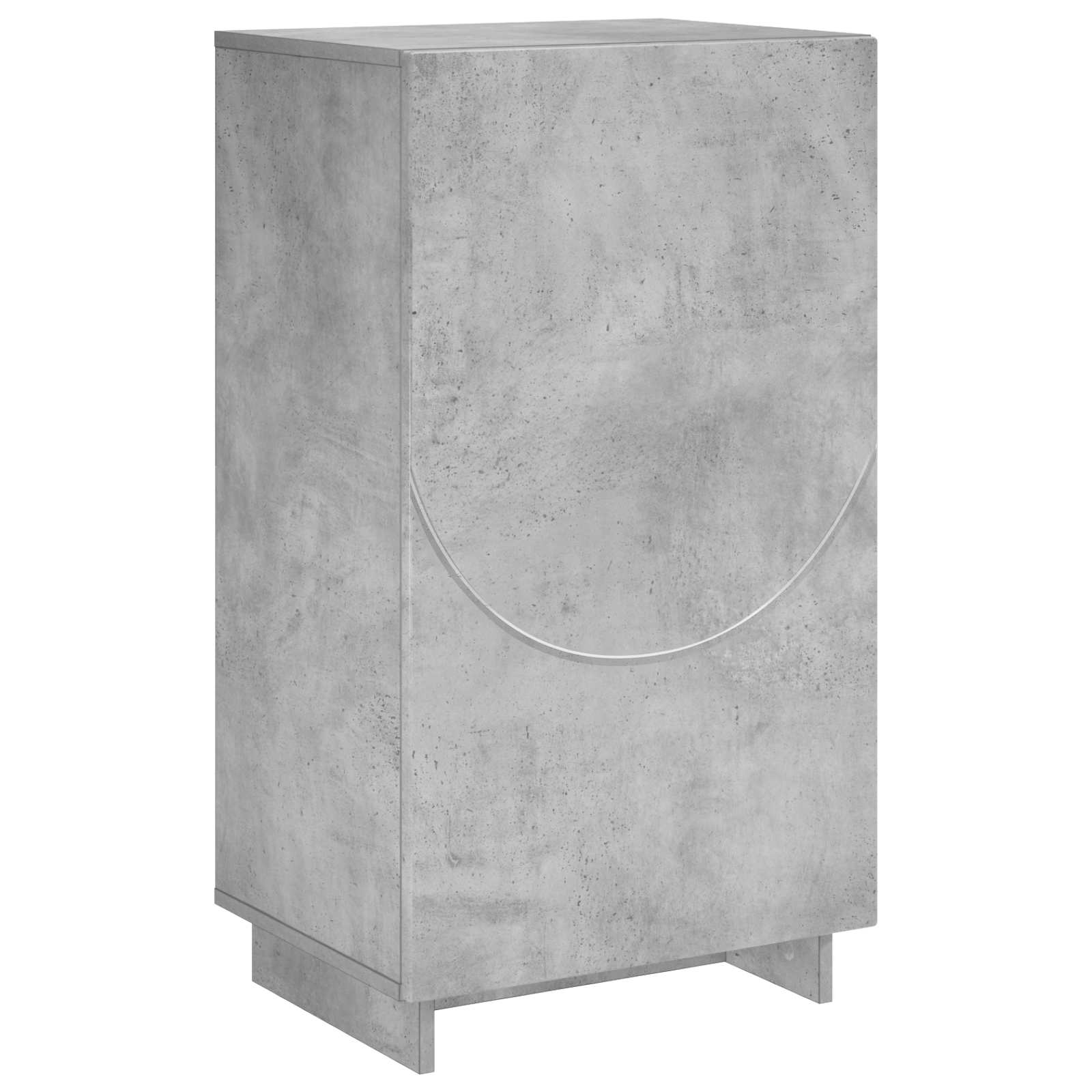 Scarpiera 48 x 38 x 87,5 cm Legno multistrato Grigio Cemento
