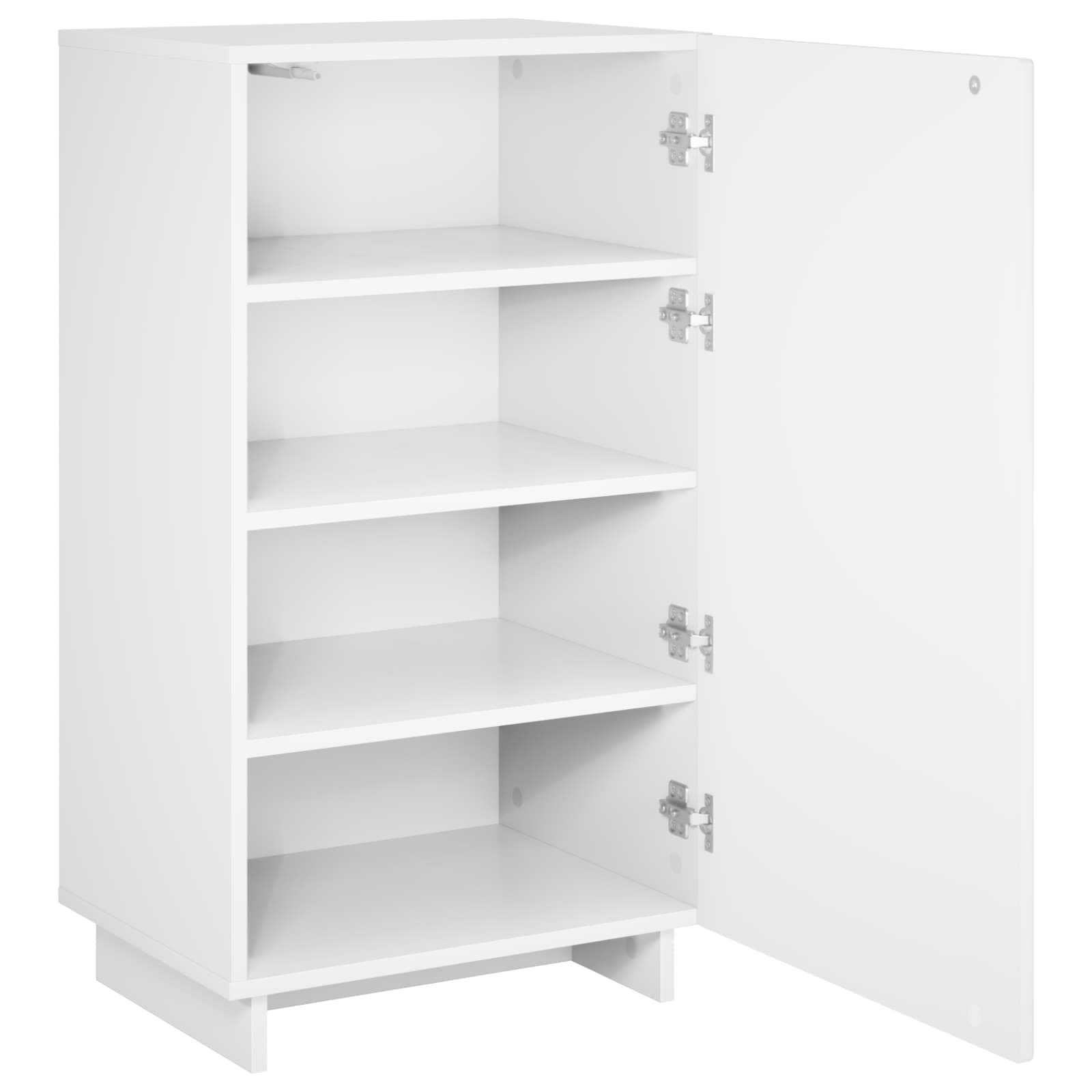 Scarpiera 48 x 38 x 87,5 cm Legno multistrato Bianco Lucido
