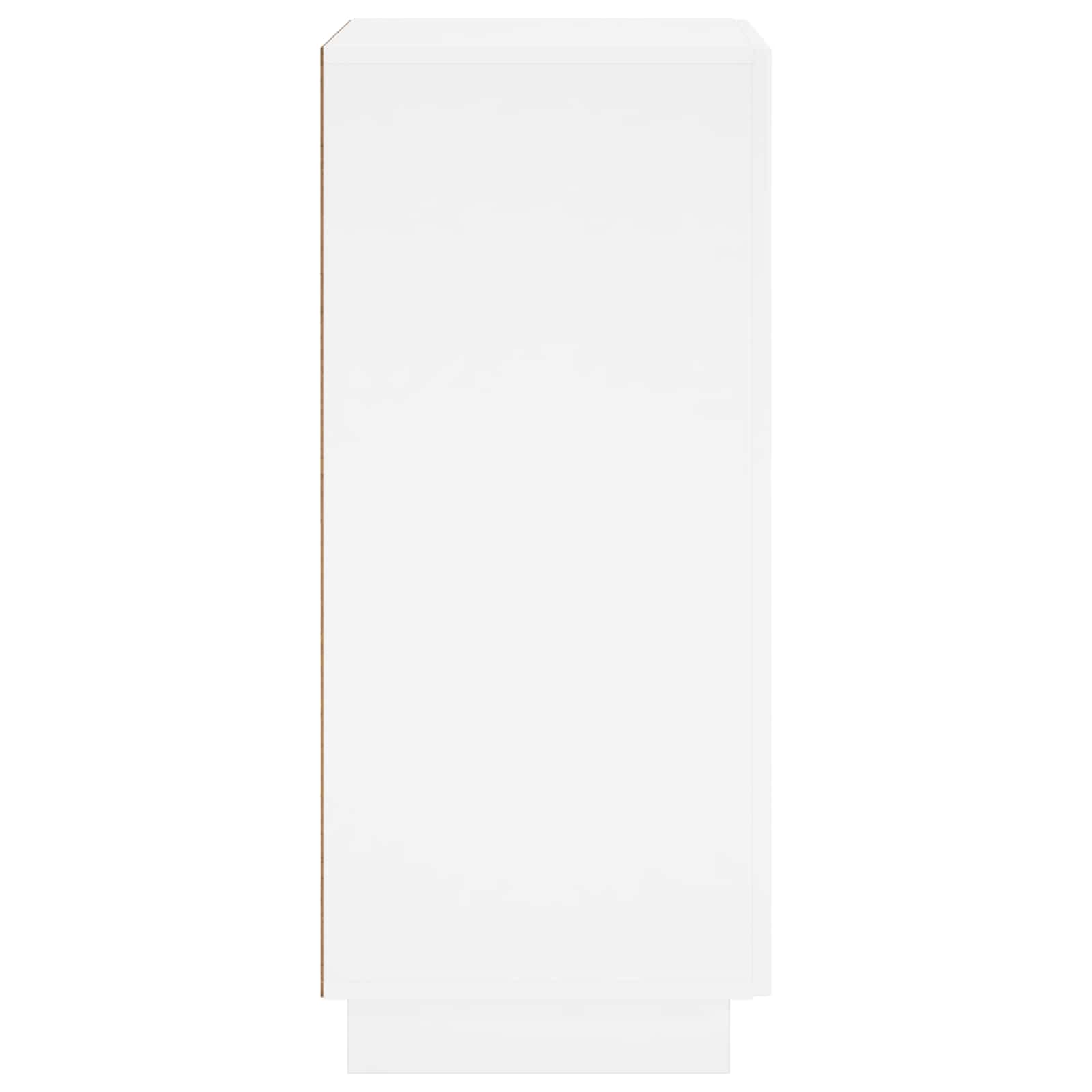Scarpiera 48 x 38 x 87,5 cm Legno multistrato Bianco Lucido