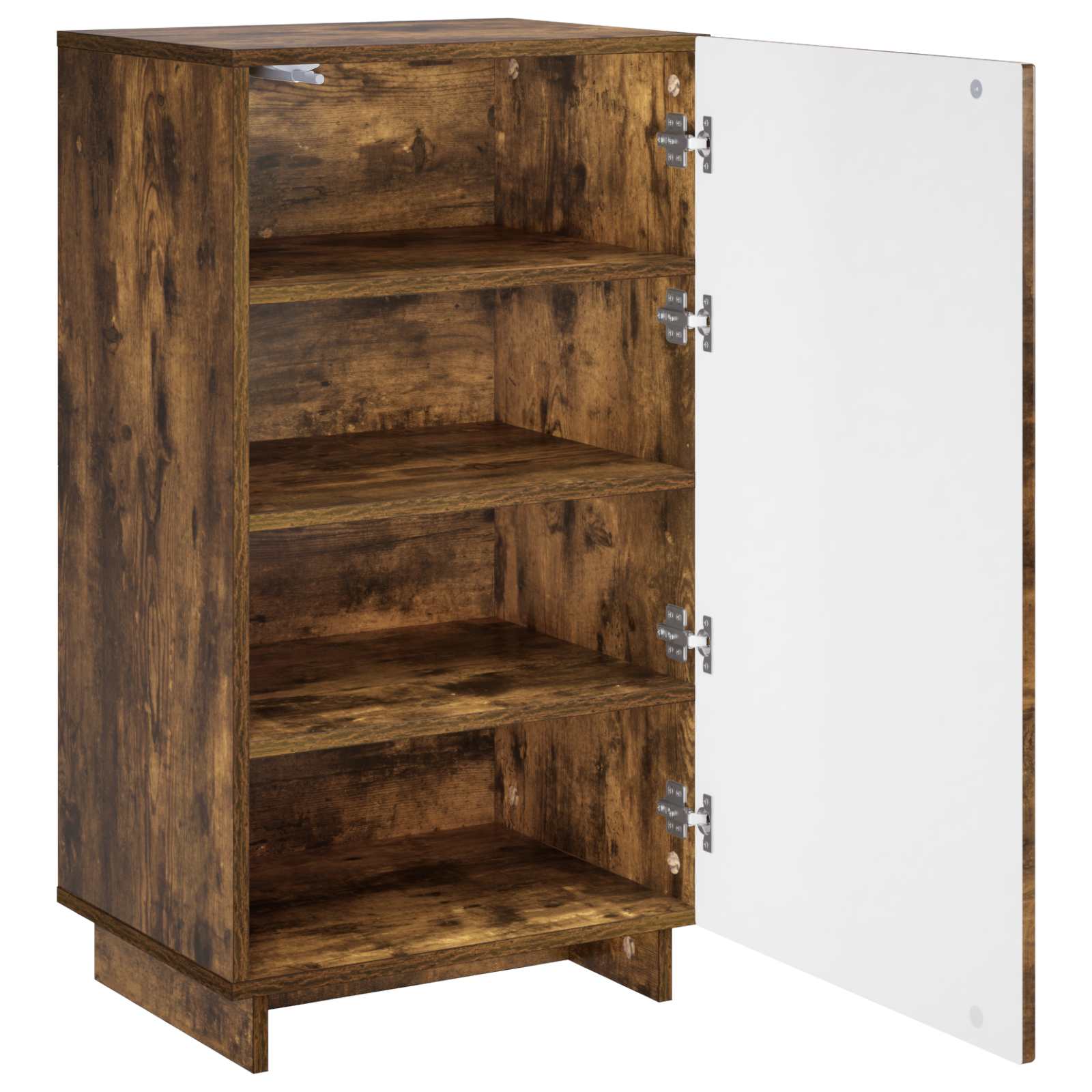 Scarpiera 48 x 38 x 87,5 cm Legno multistrato Rovere Fumo