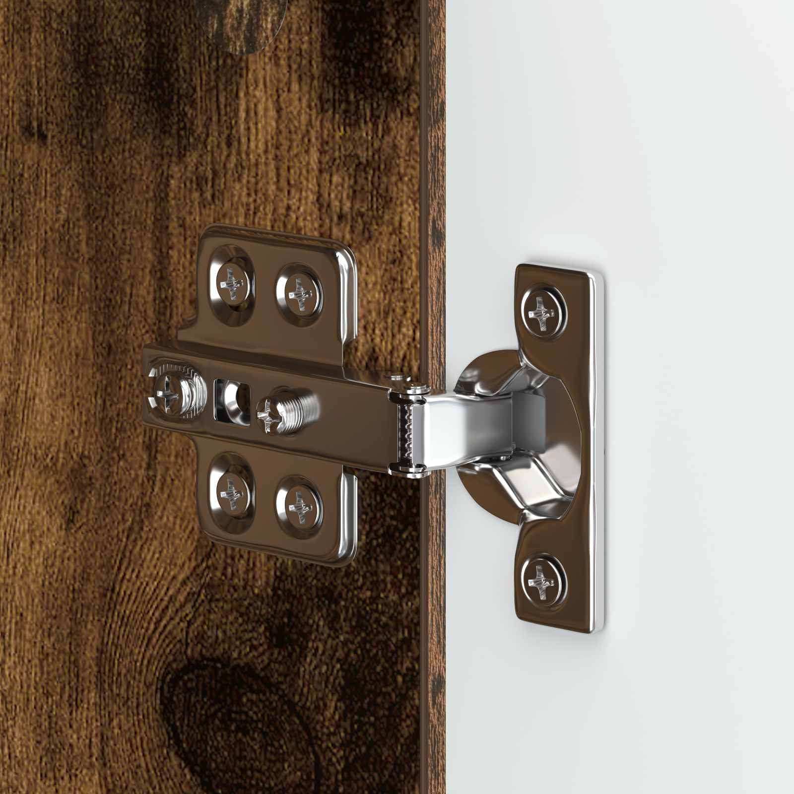 Scarpiera 48 x 38 x 87,5 cm Legno multistrato Rovere Fumo