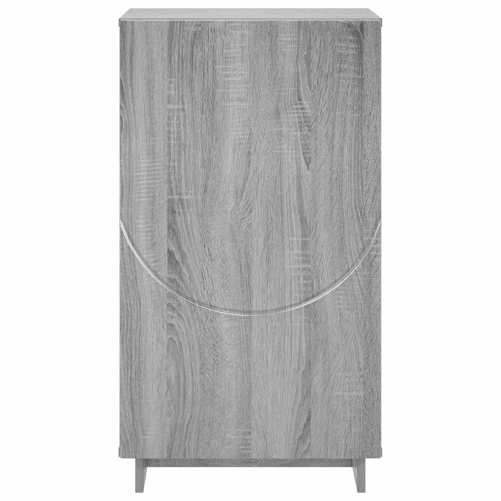 Scarpiera 48 x 38 x 87,5 cm Legno multistrato Sonoma grigio
