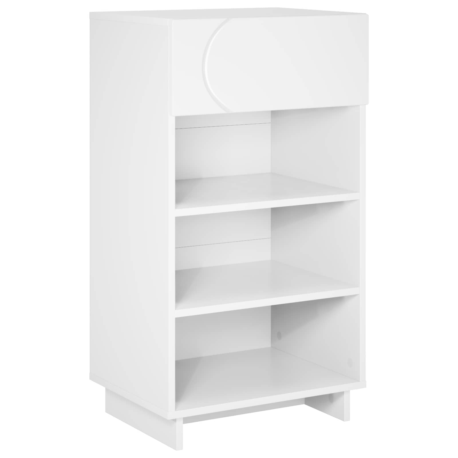 Scarpiera 48 x 38 x 87,5 cm Legno ingegnerizzato Bianco
