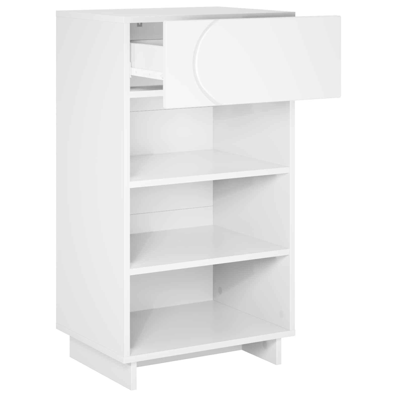 Scarpiera 48 x 38 x 87,5 cm Legno ingegnerizzato Bianco