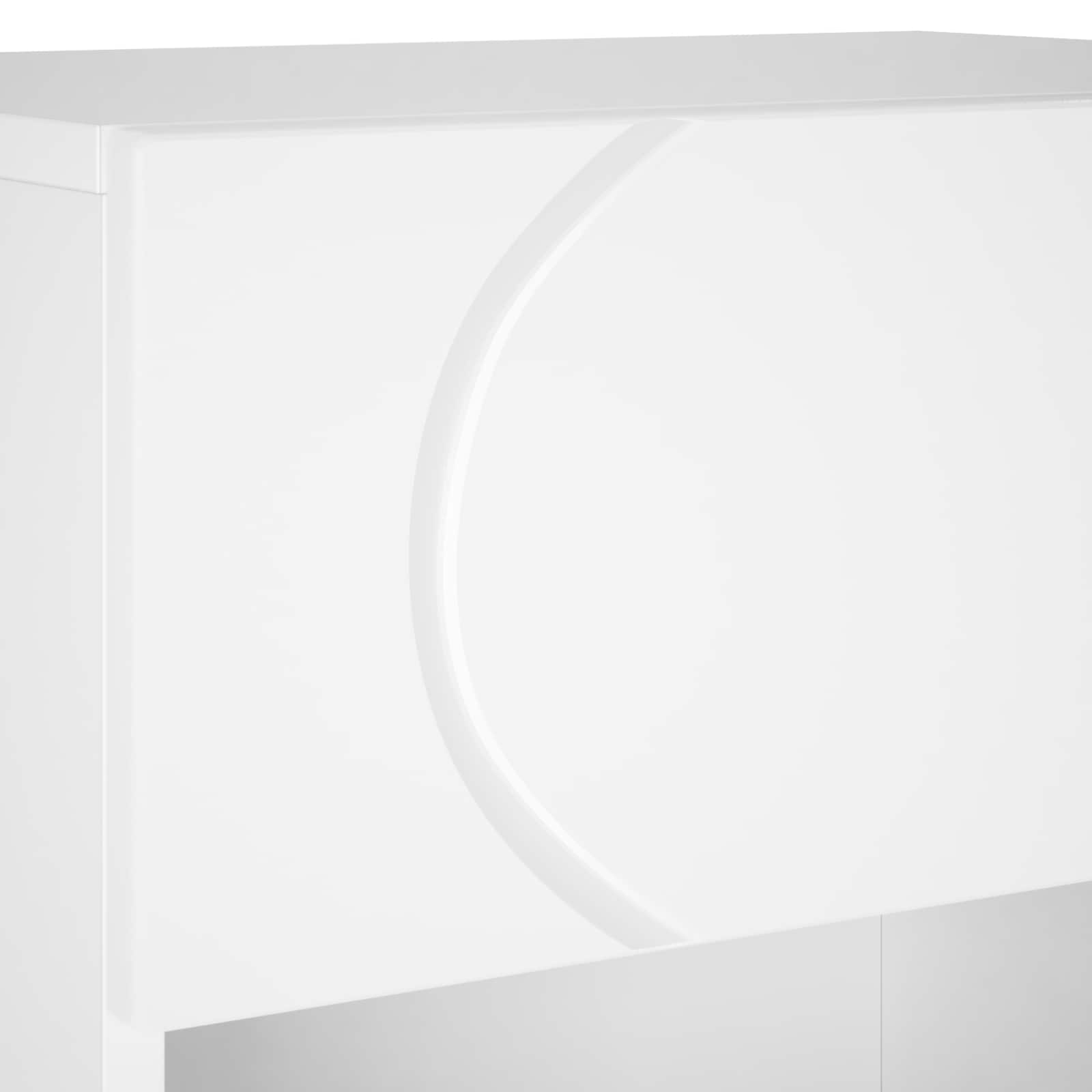 Scarpiera 48 x 38 x 87,5 cm Legno ingegnerizzato Bianco