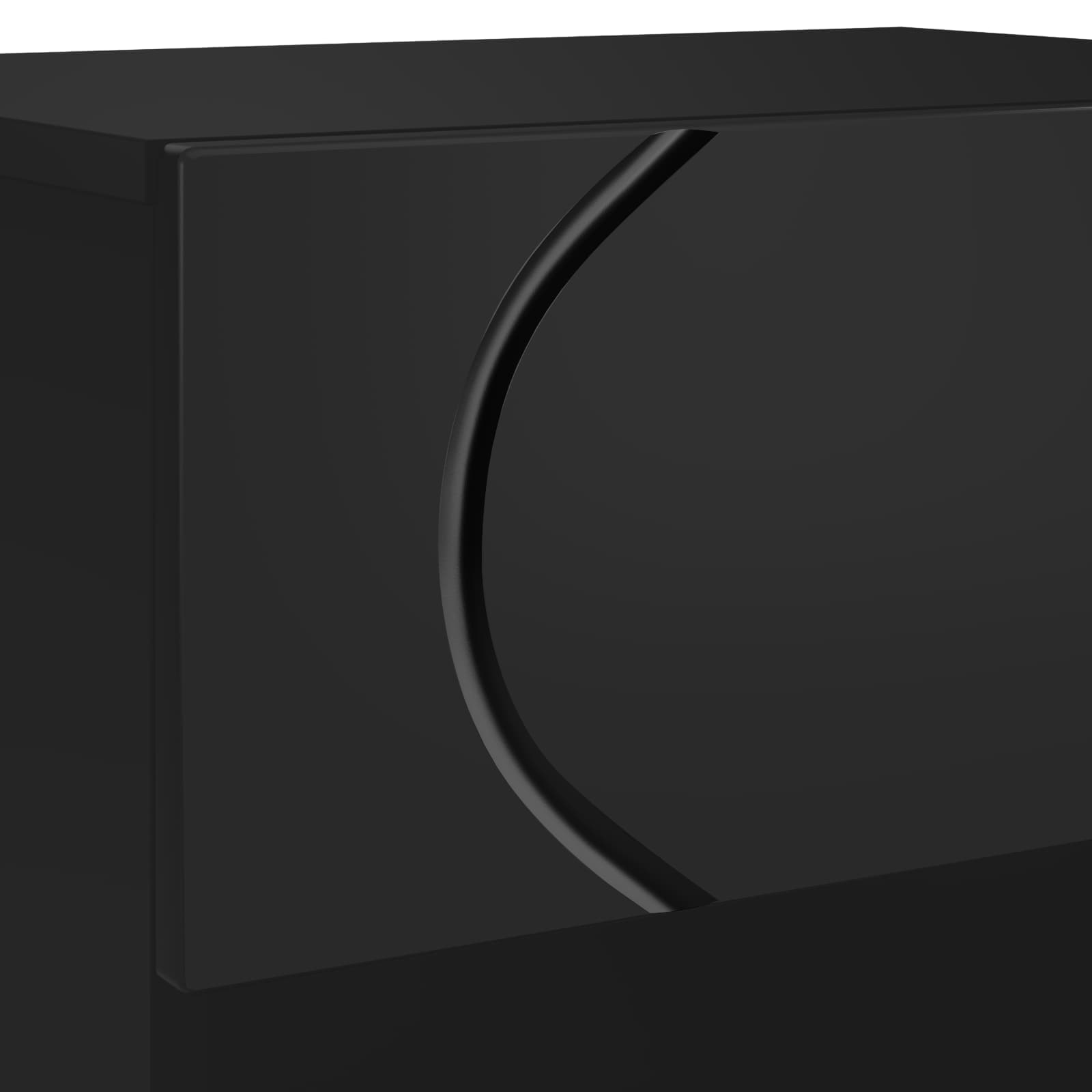 Scarpiera 48 x 38 x 87,5 cm Legno ingegnerizzato Nero