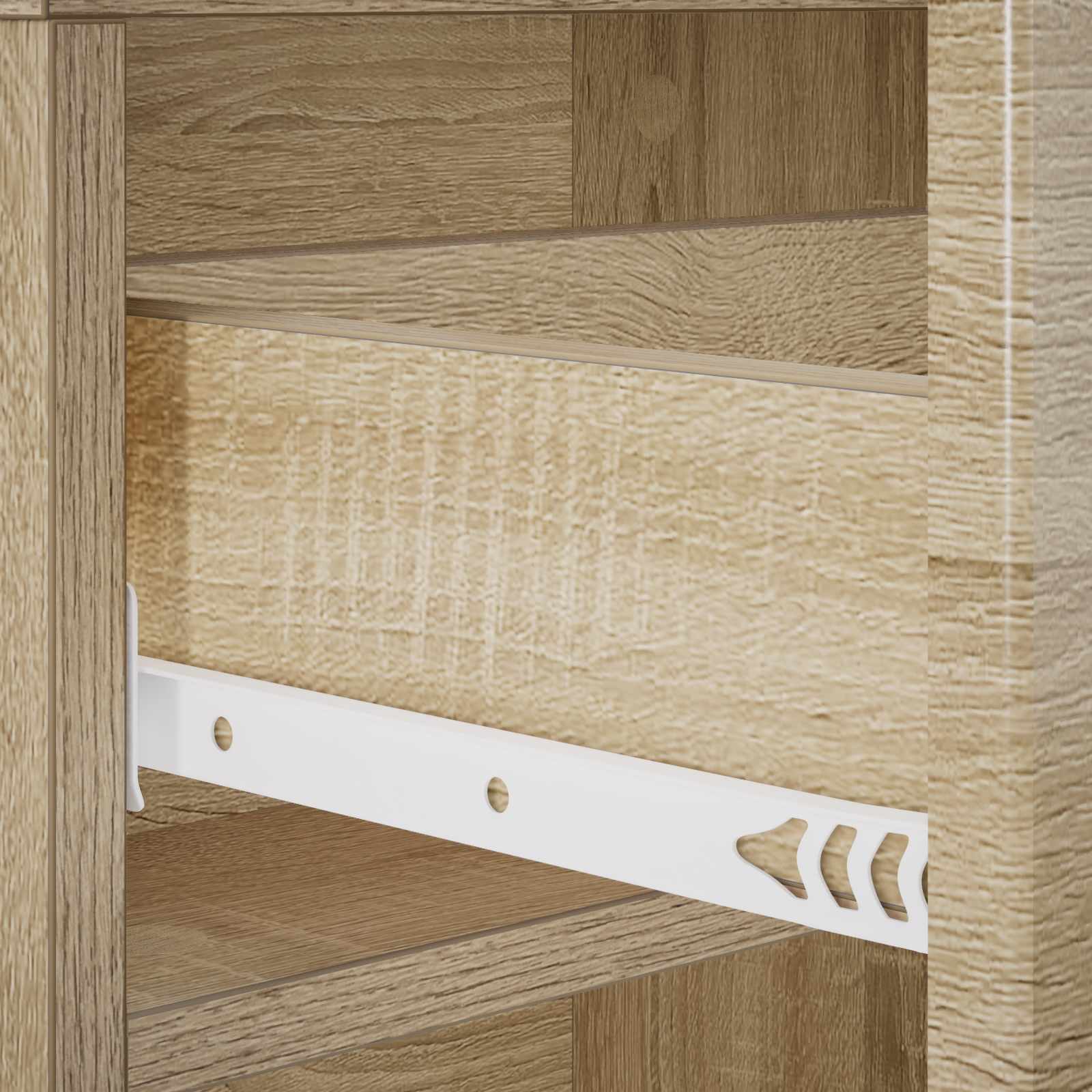 Scarpiera 48 x 38 x 87,5 cm Legno ingegnerizzato Rovere Sonoma