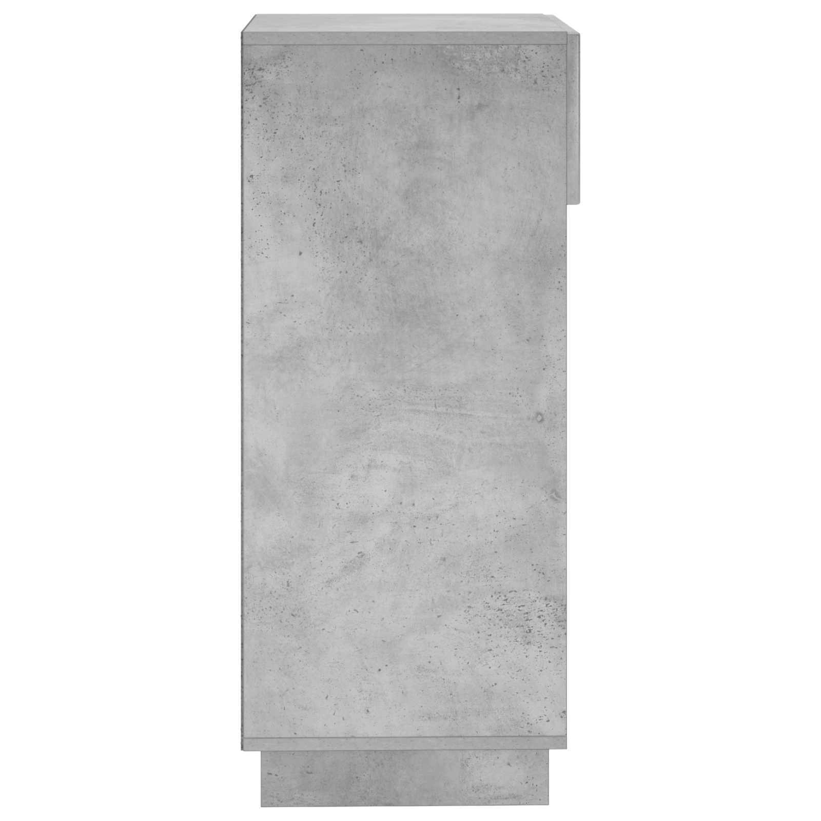 Scarpiera 48 x 38 x 87,5 cm Legno ingegnerizzato Grigio Cemento