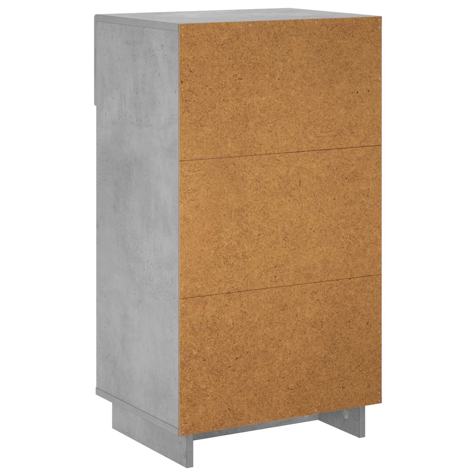 Scarpiera 48 x 38 x 87,5 cm Legno ingegnerizzato Grigio Cemento