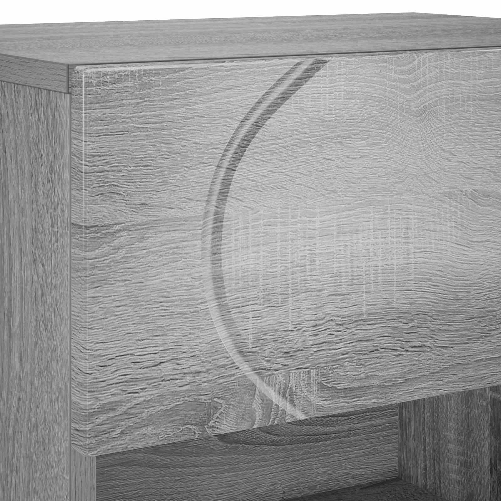 Scarpiera 48 x 38 x 87,5 cm Legno ingegnerizzato Sonoma grigio