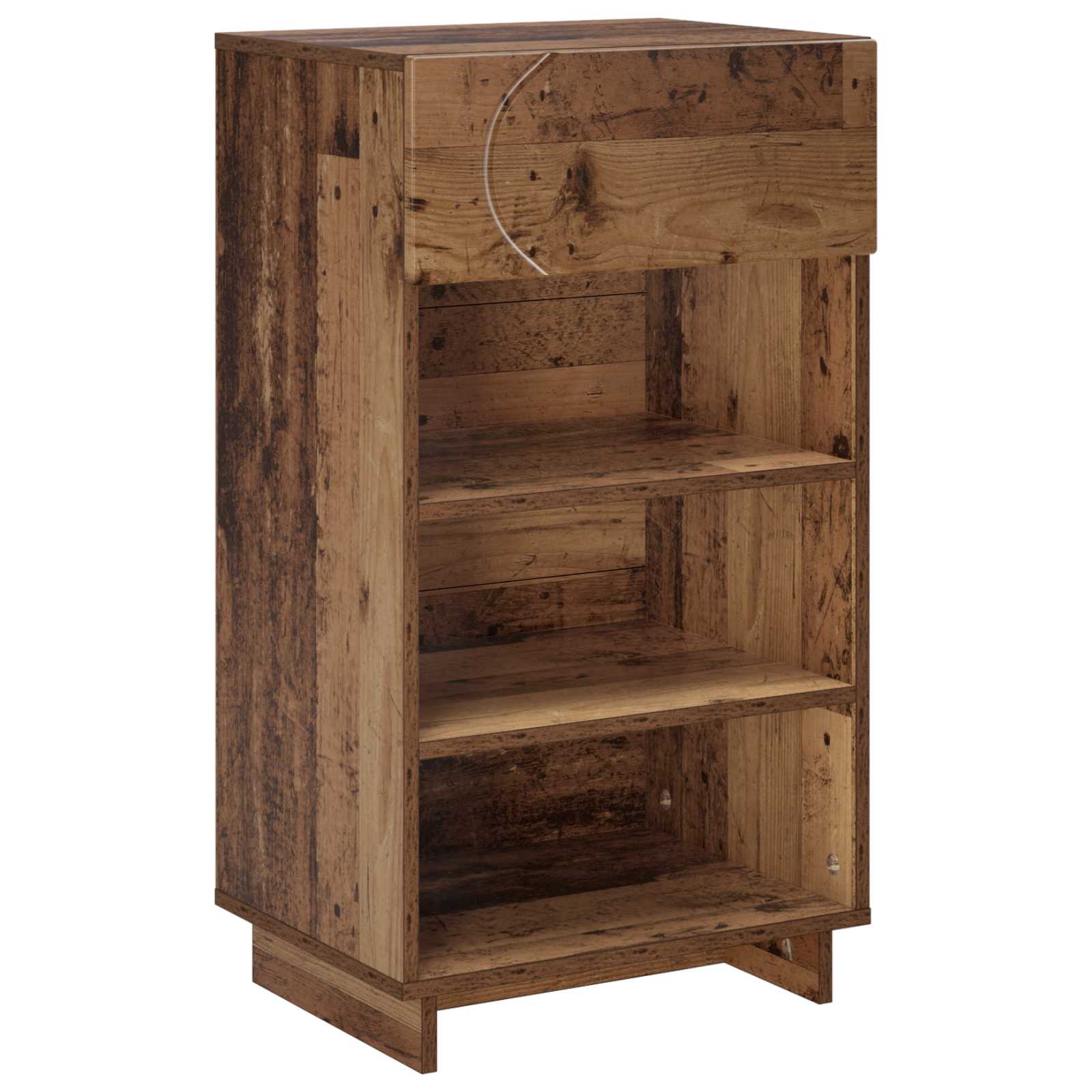Scarpiera 48 x 38 x 87,5 cm Legno ingegnerizzato Legno antico