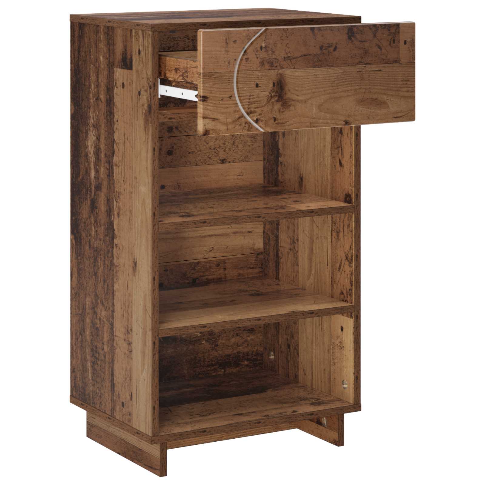Scarpiera 48 x 38 x 87,5 cm Legno ingegnerizzato Legno antico