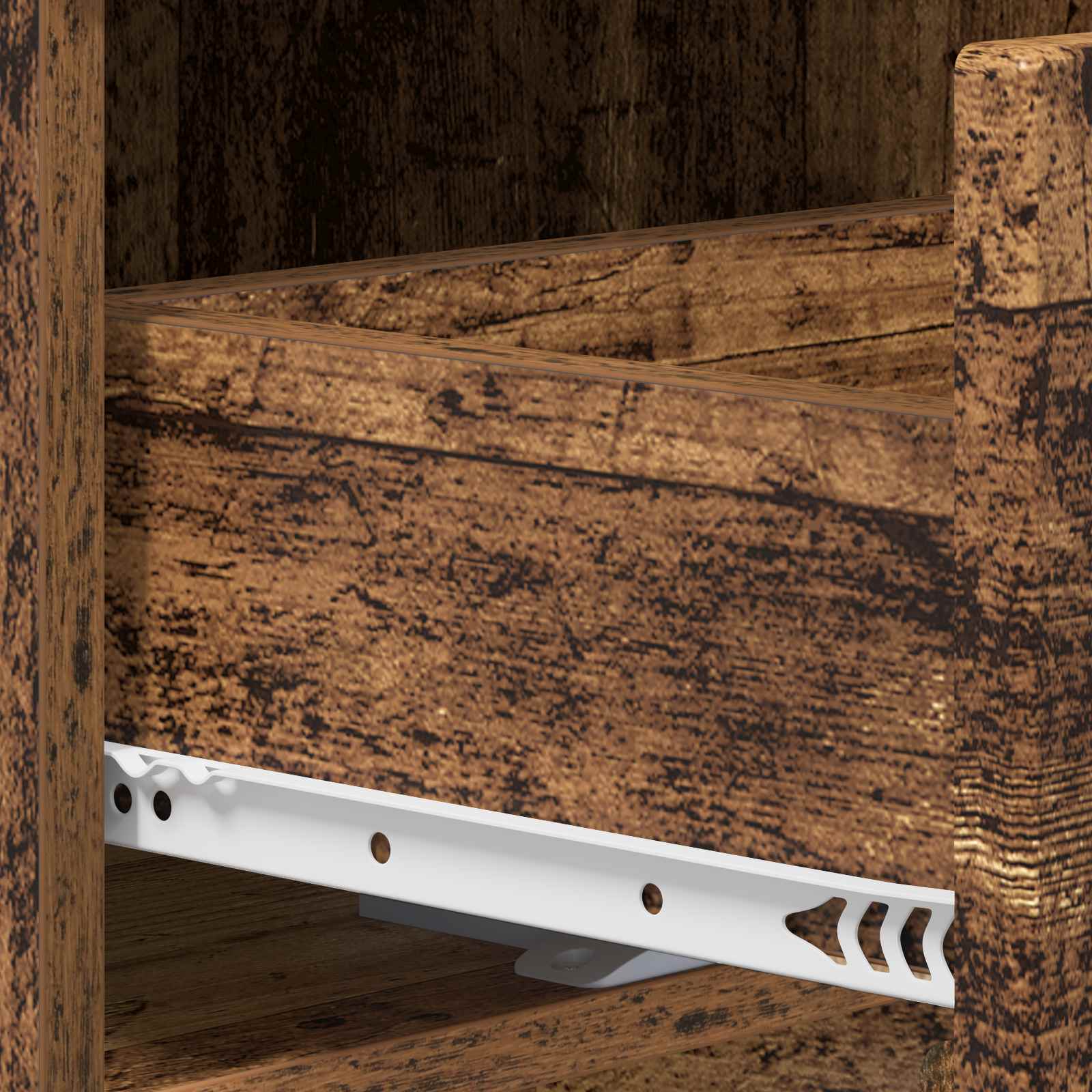 Scarpiera 48 x 38 x 87,5 cm Legno ingegnerizzato Legno antico
