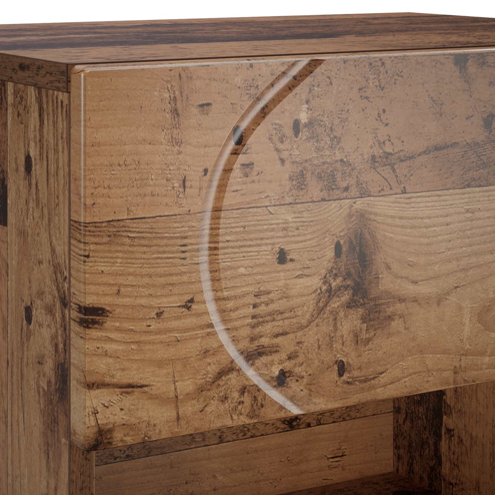 Scarpiera 48 x 38 x 87,5 cm Legno ingegnerizzato Legno antico