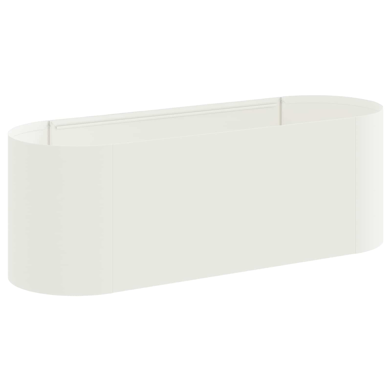 Letto rialzato da giardino Bianco 120 x 40 x 40 cm