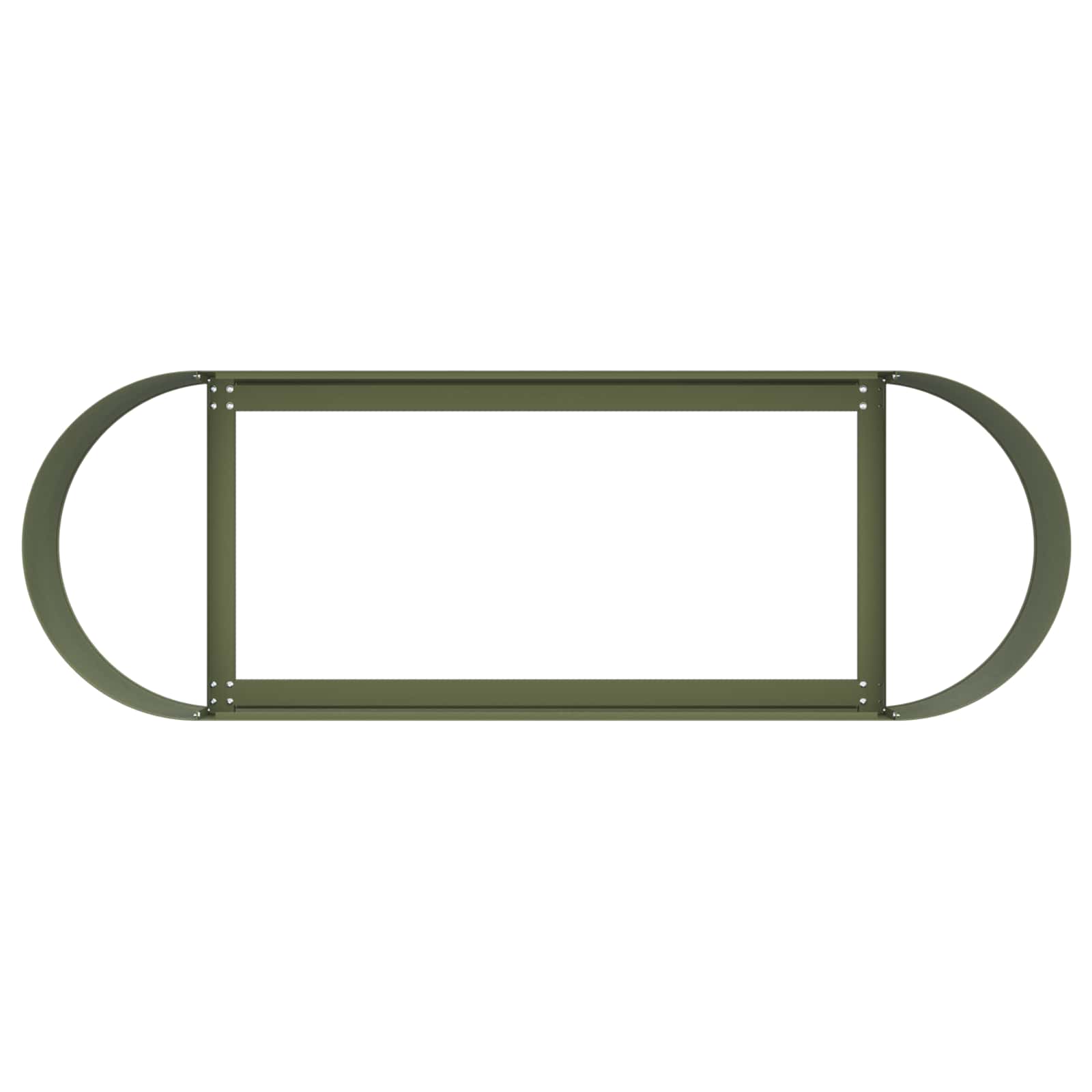 Letto rialzato da giardino Verde Oliva 120 x 40 x 40 cm