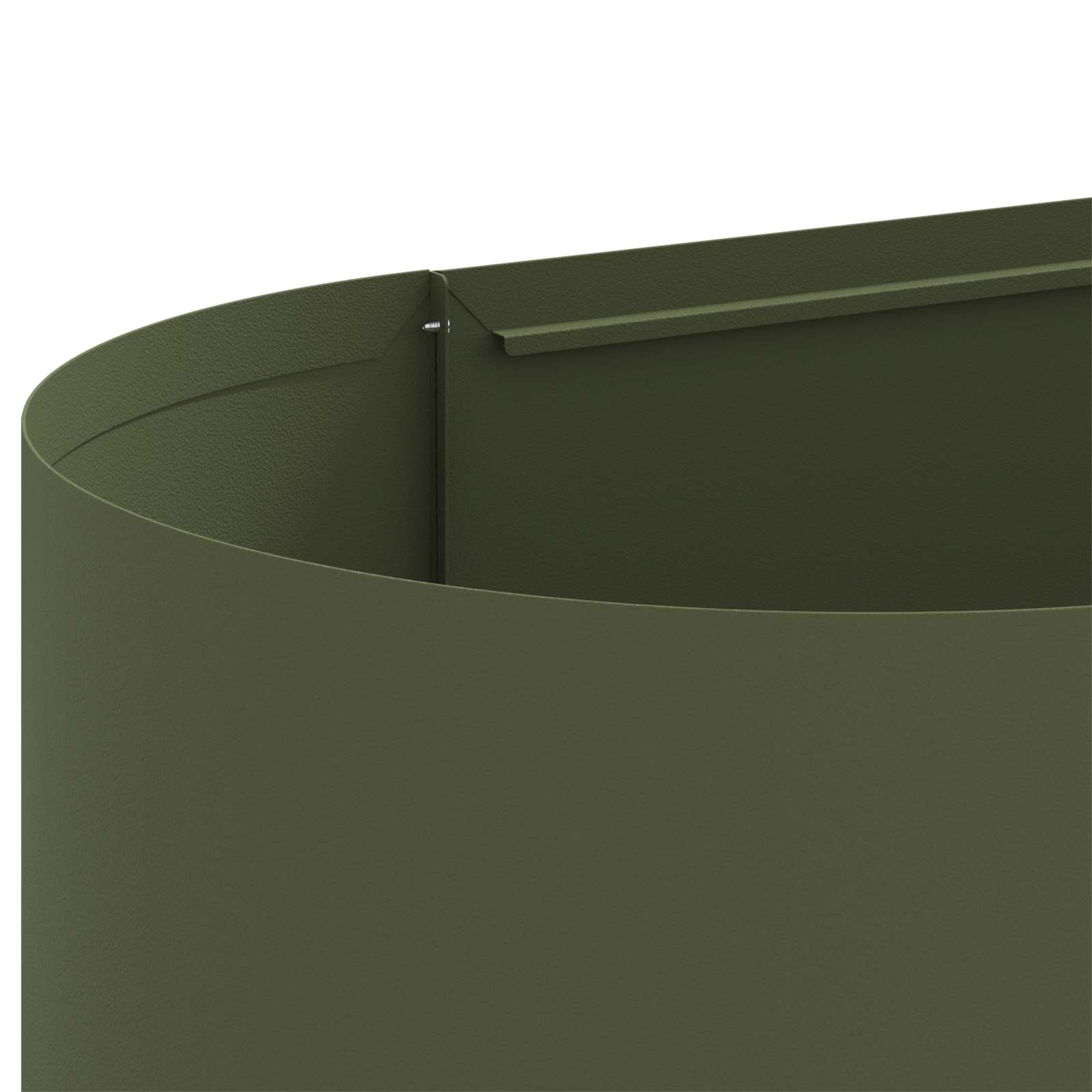 Letto rialzato da giardino Verde Oliva 120 x 40 x 40 cm