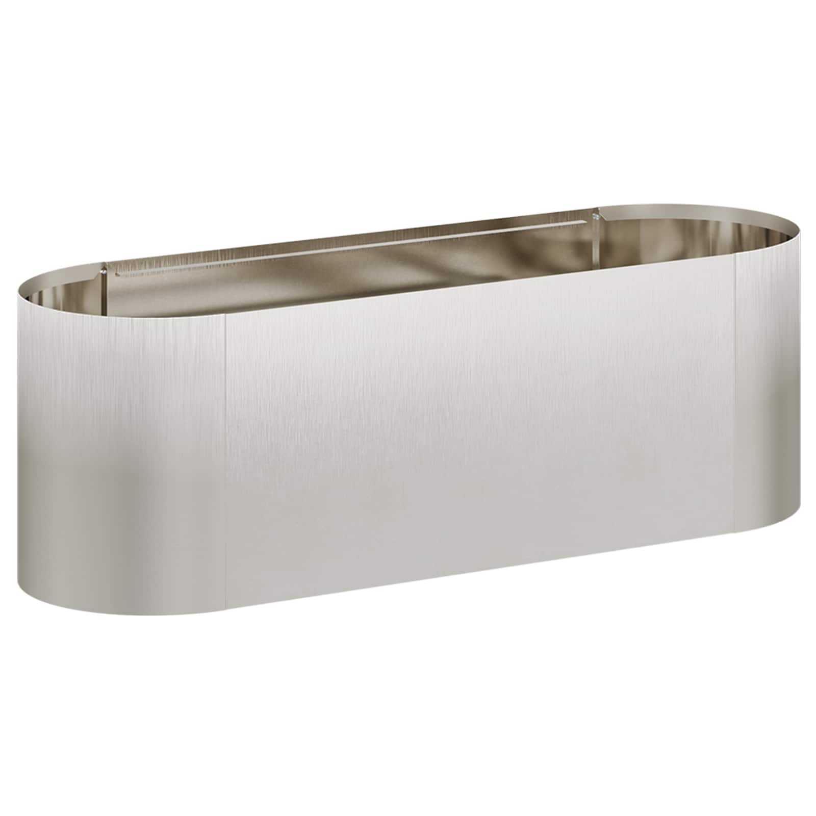 Letto rialzato da giardino Acciaio Inox 120 x 40 x 40 cm