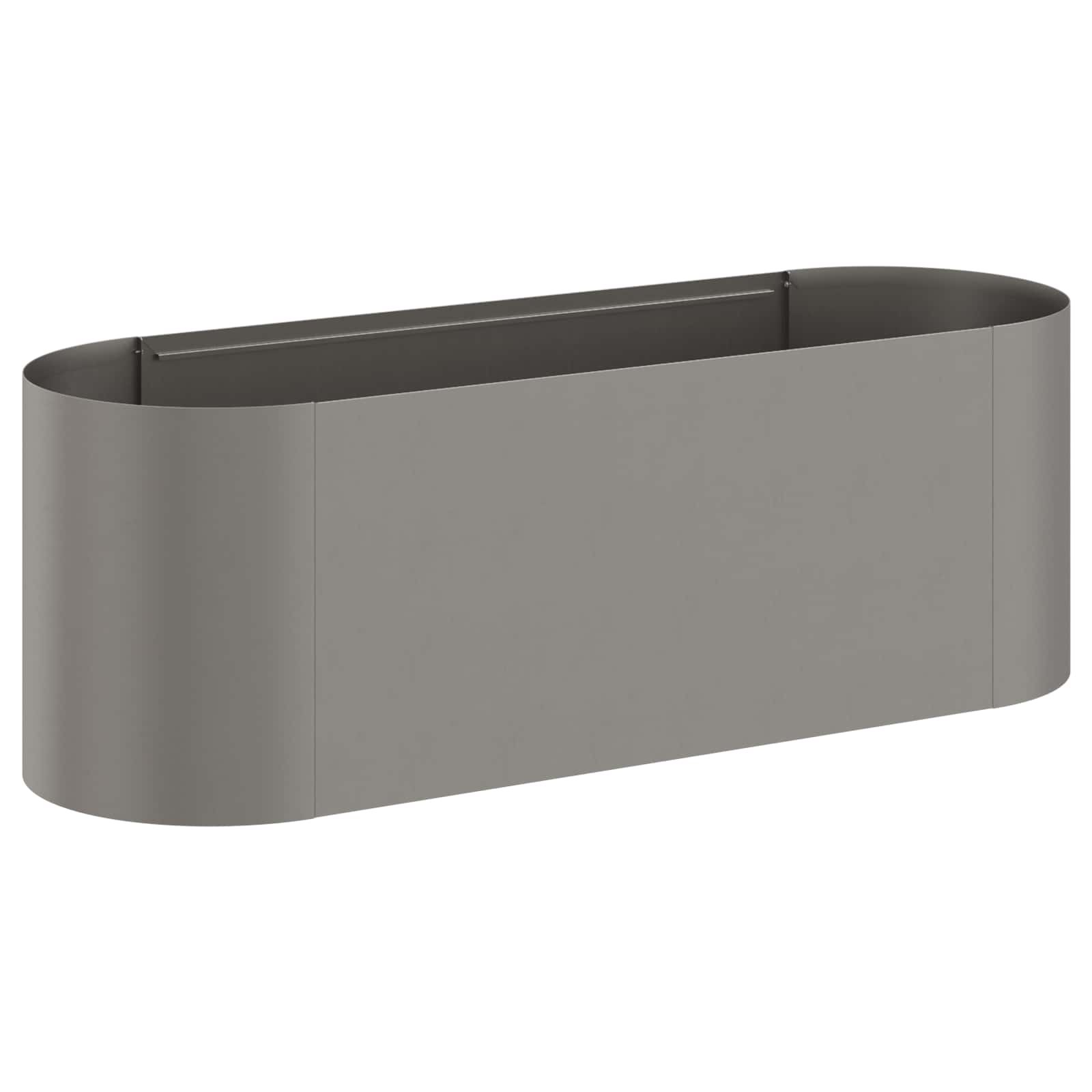 Letto rialzato da giardino Acciaio Corten 120 x 40 x 40 cm