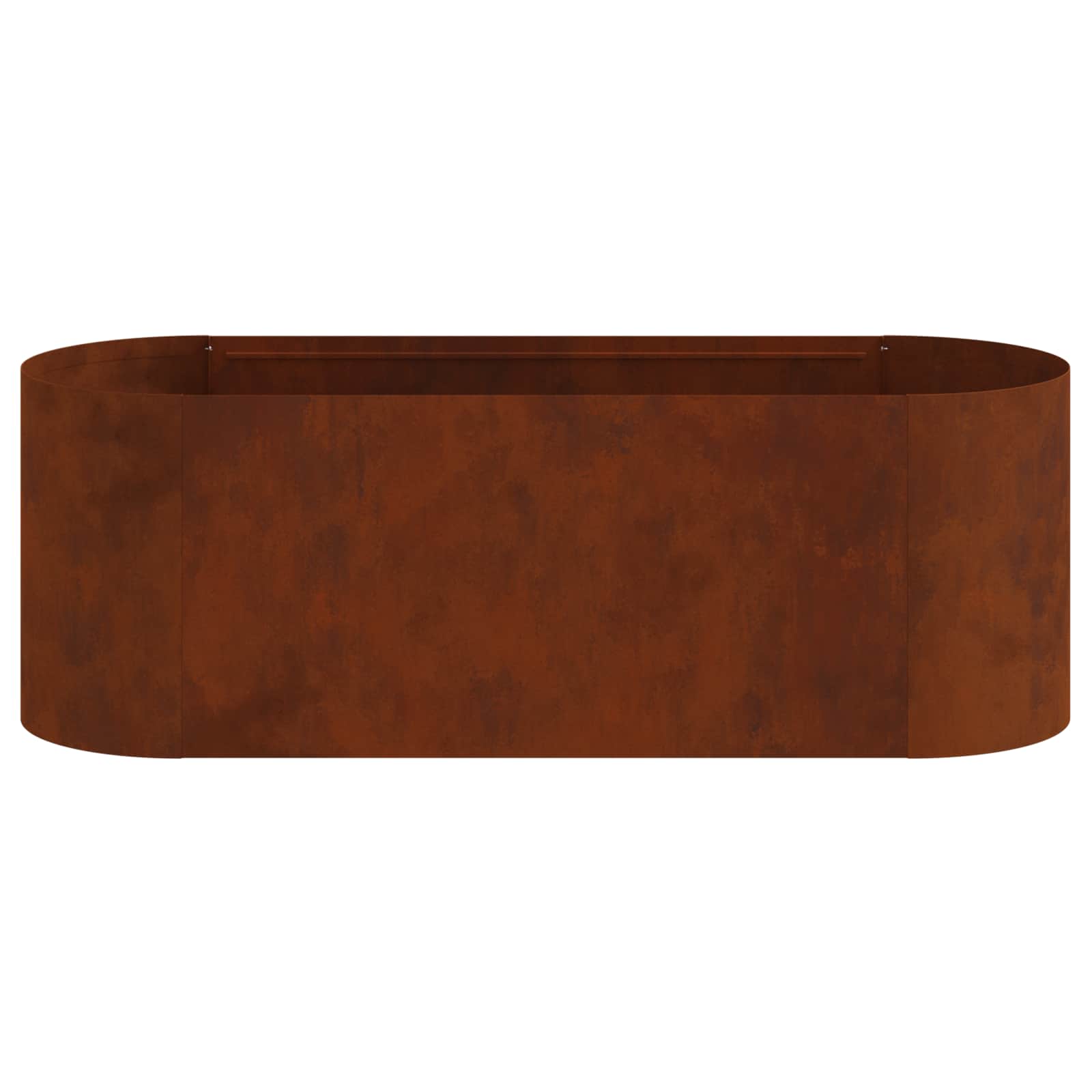 Letto rialzato da giardino Acciaio Corten 120 x 40 x 40 cm