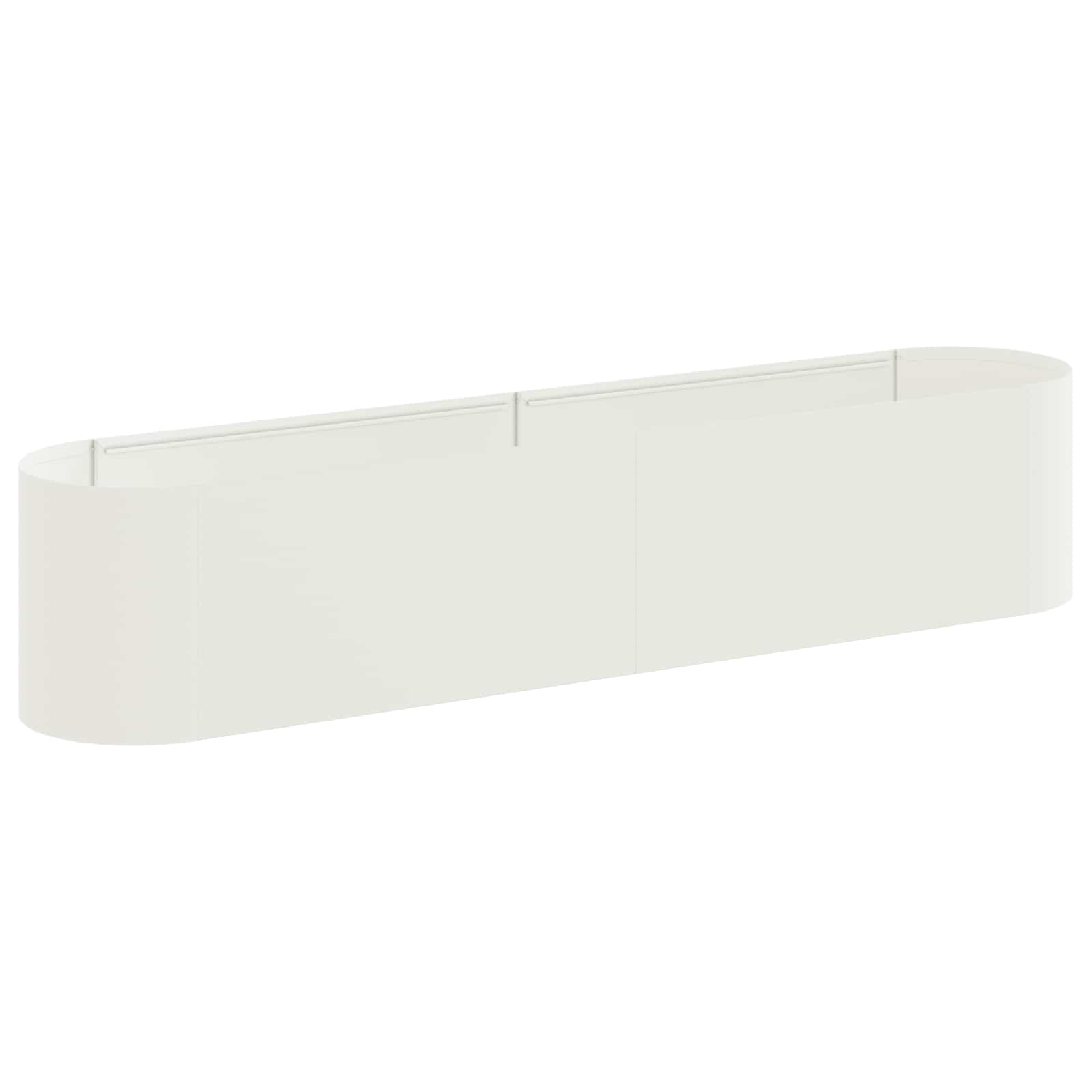Letto rialzato da giardino Bianco 200 x 40 x 40 cm