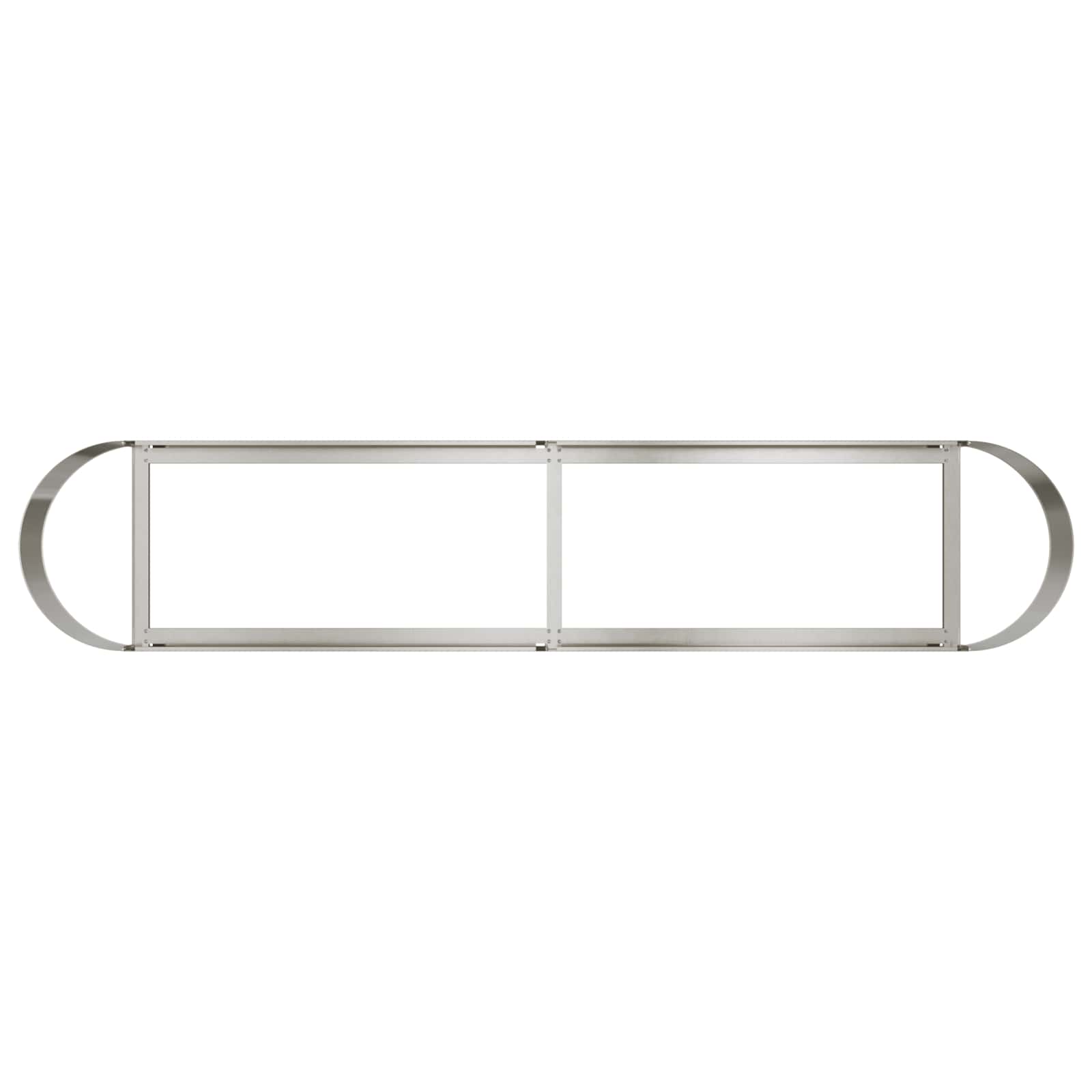 Letto rialzato da giardino Acciaio Inox 200 x 40 x 40 cm
