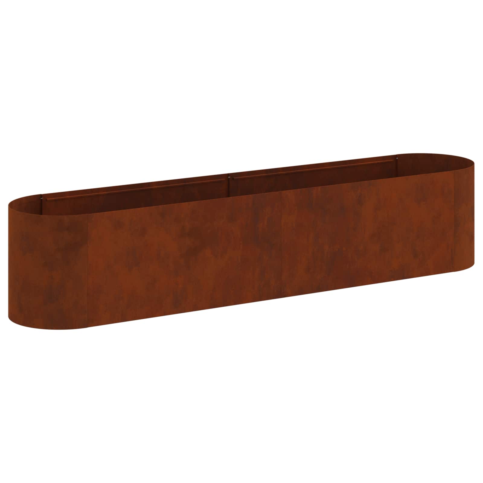 Letto rialzato da giardino Acciaio Corten 200 x 40 x 40 cm