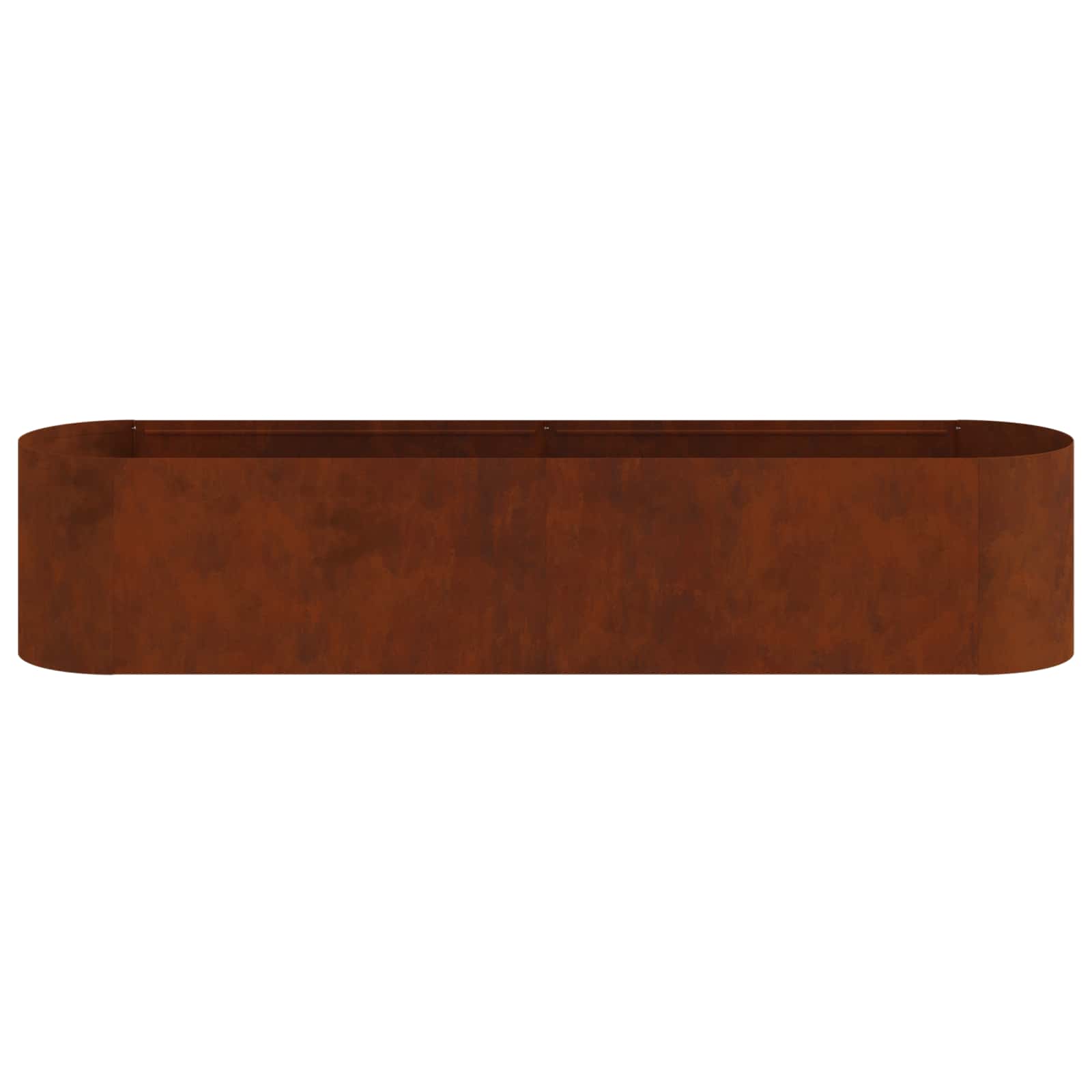 Letto rialzato da giardino Acciaio Corten 200 x 40 x 40 cm