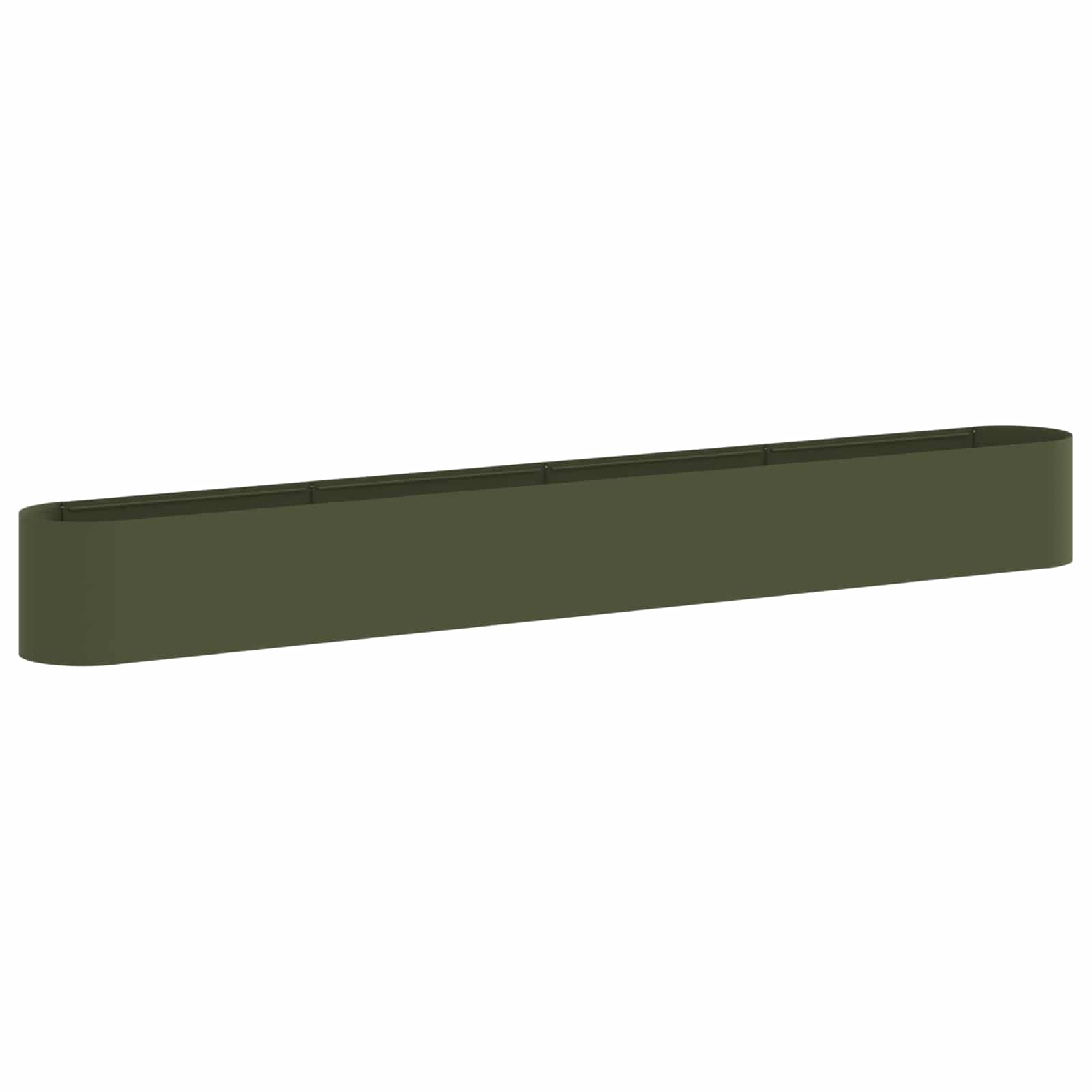 Letto rialzato da giardino Verde Oliva 360 x 40 x 40 cm