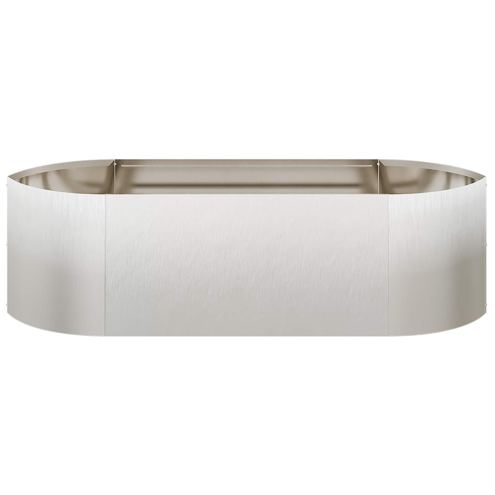 Letto rialzato da giardino Acciaio Inox 140 x 40 x 40 cm