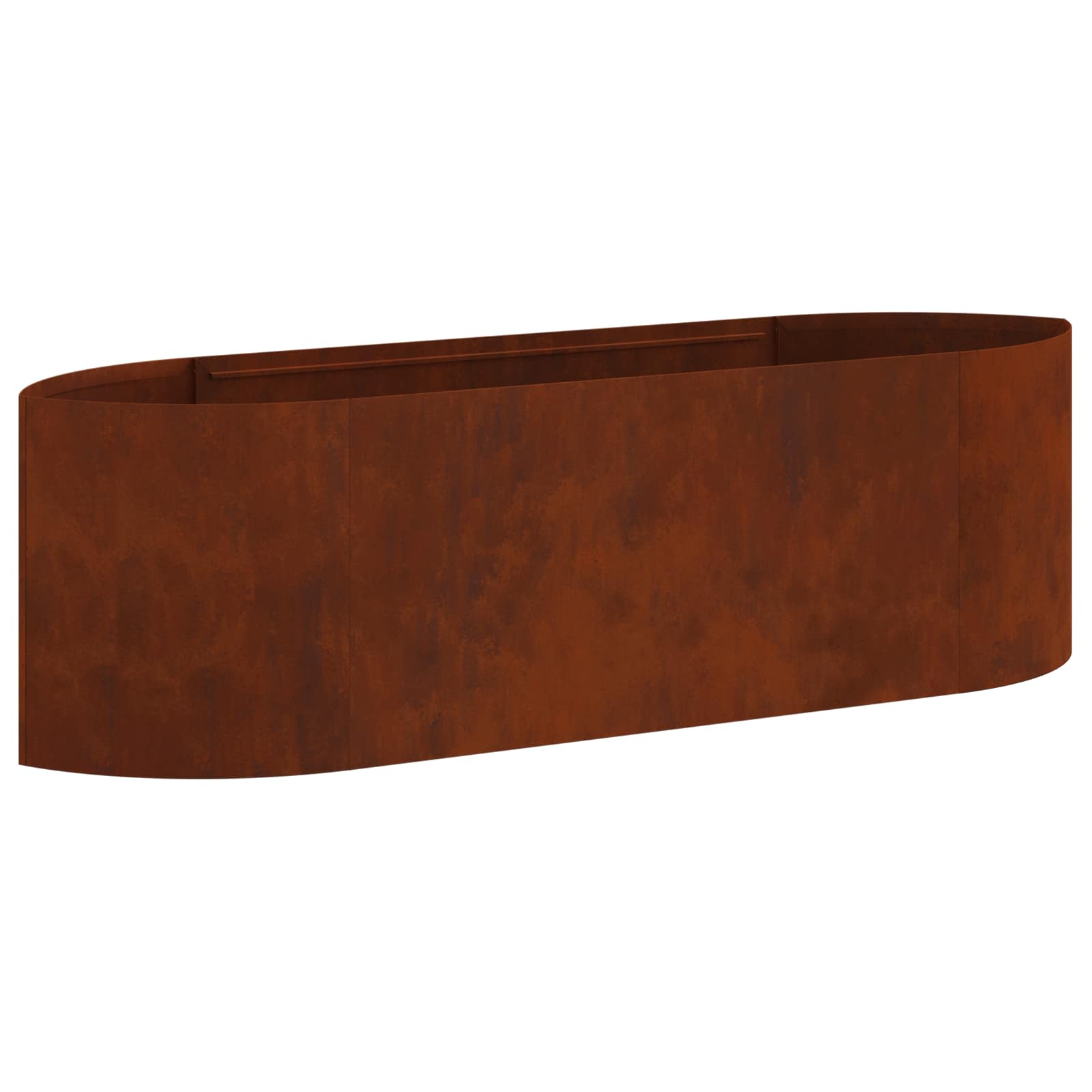 Letto rialzato da giardino Acciaio Corten 140 x 40 x 40 cm