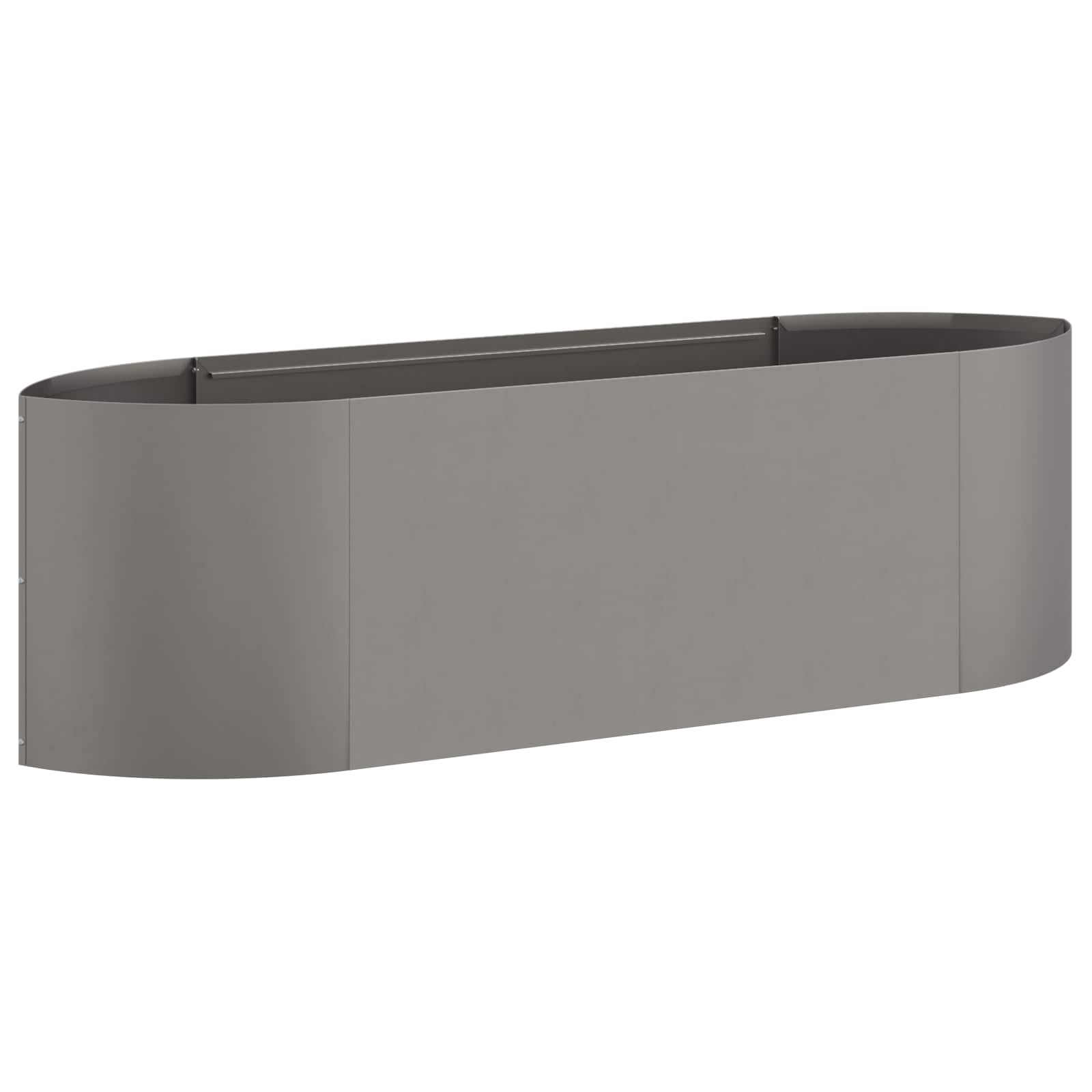 Letto rialzato da giardino Acciaio Corten 140 x 40 x 40 cm