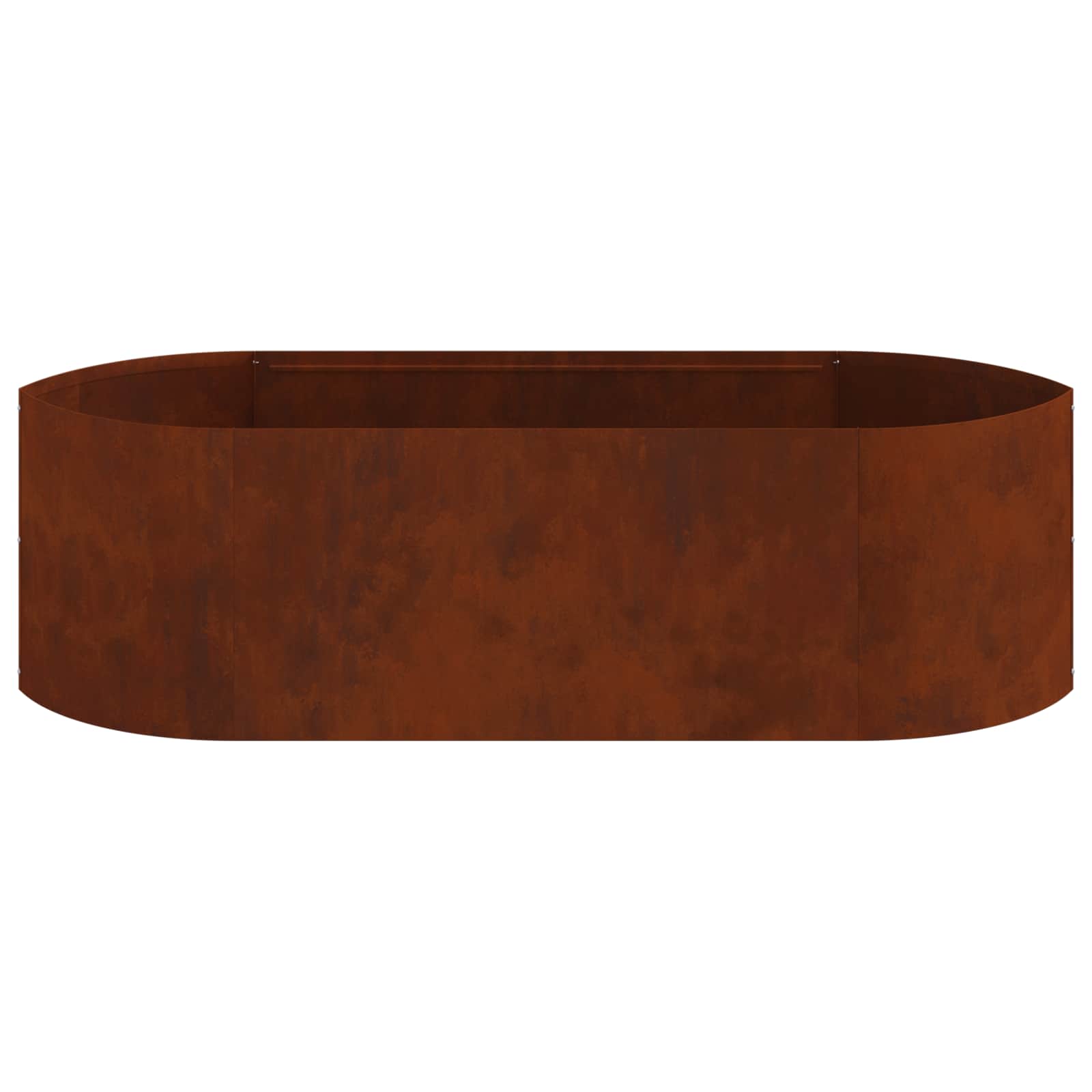 Letto rialzato da giardino Acciaio Corten 140 x 40 x 40 cm