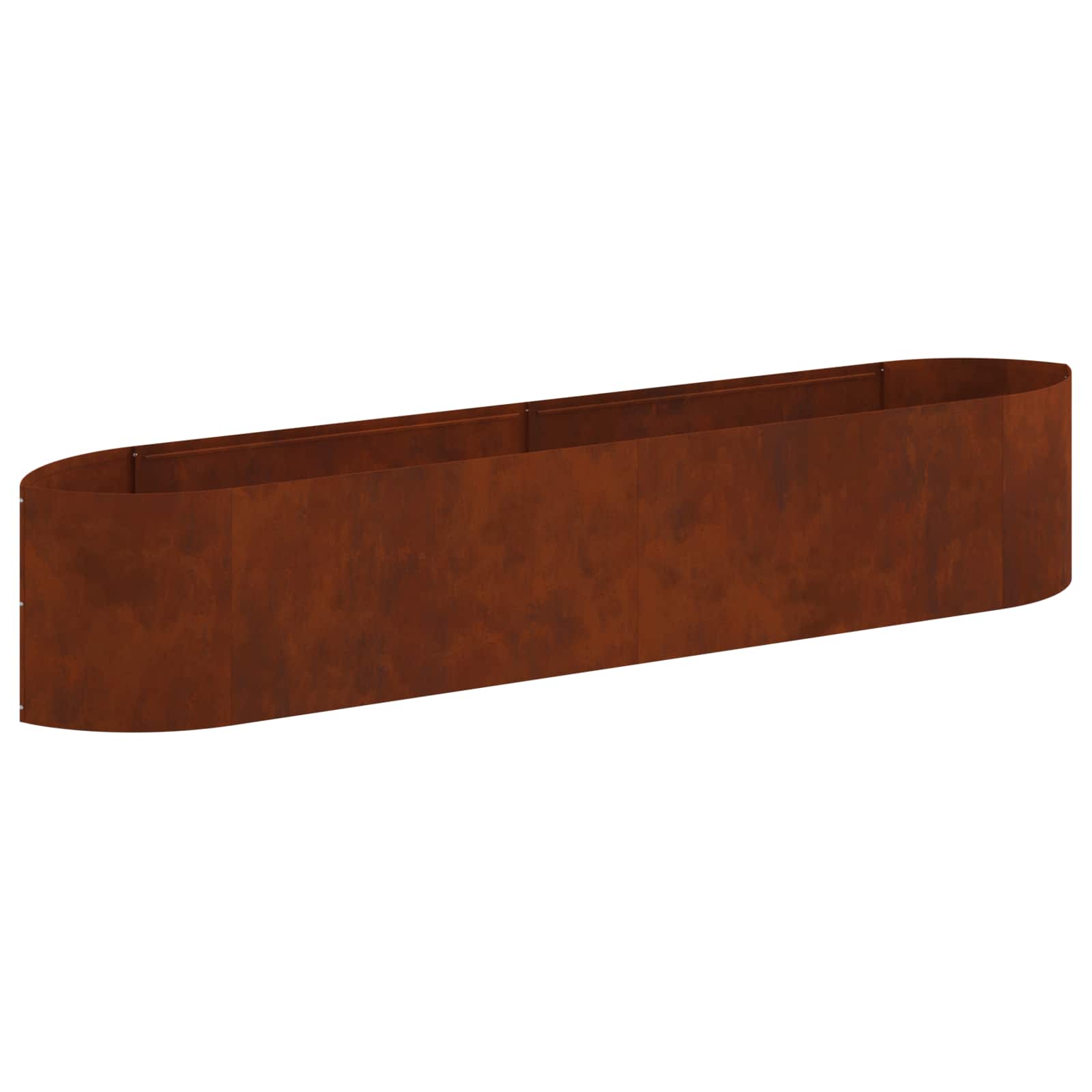 Letto rialzato da giardino Acciaio Corten 220 x 40 x 40 cm