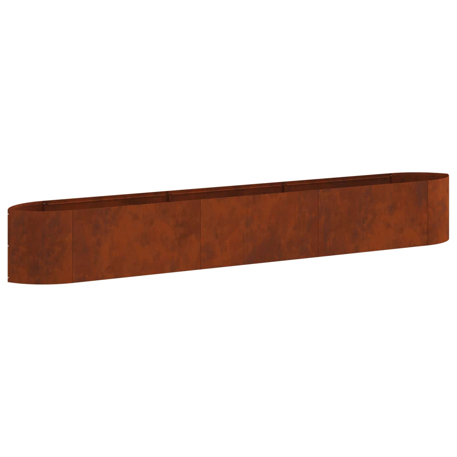 Letto rialzato da giardino Acciaio Corten 300 x 40 x 40 cm