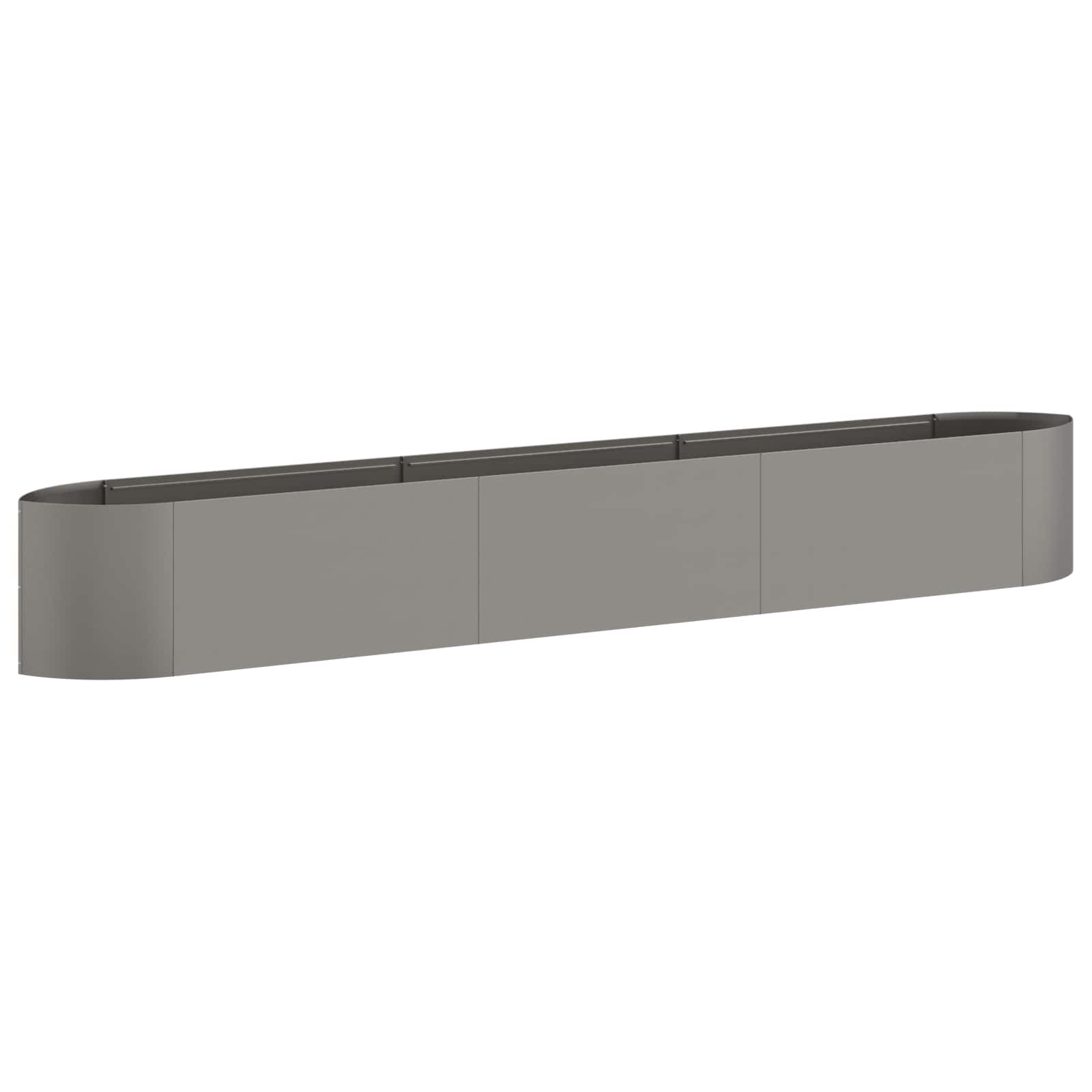 Letto rialzato da giardino Acciaio Corten 300 x 40 x 40 cm