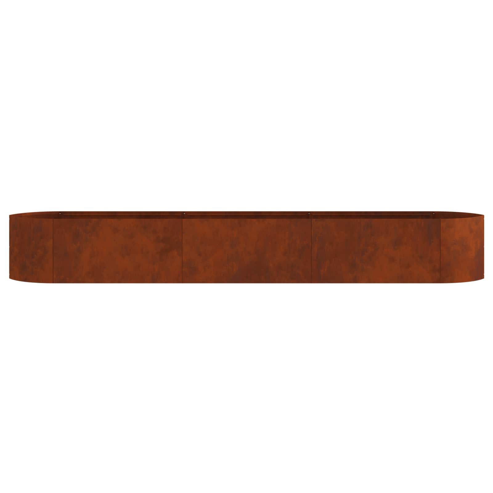 Letto rialzato da giardino Acciaio Corten 300 x 40 x 40 cm