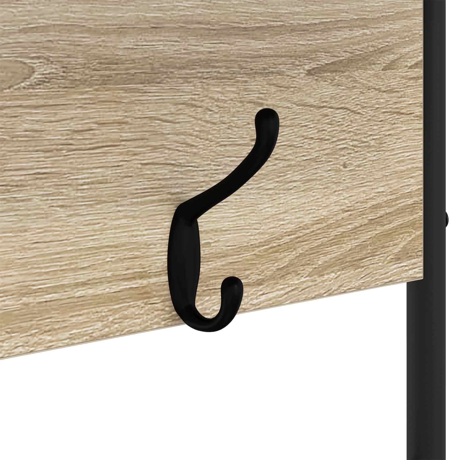 Appendiabiti con panca per scarpe Rovere Sonoma
