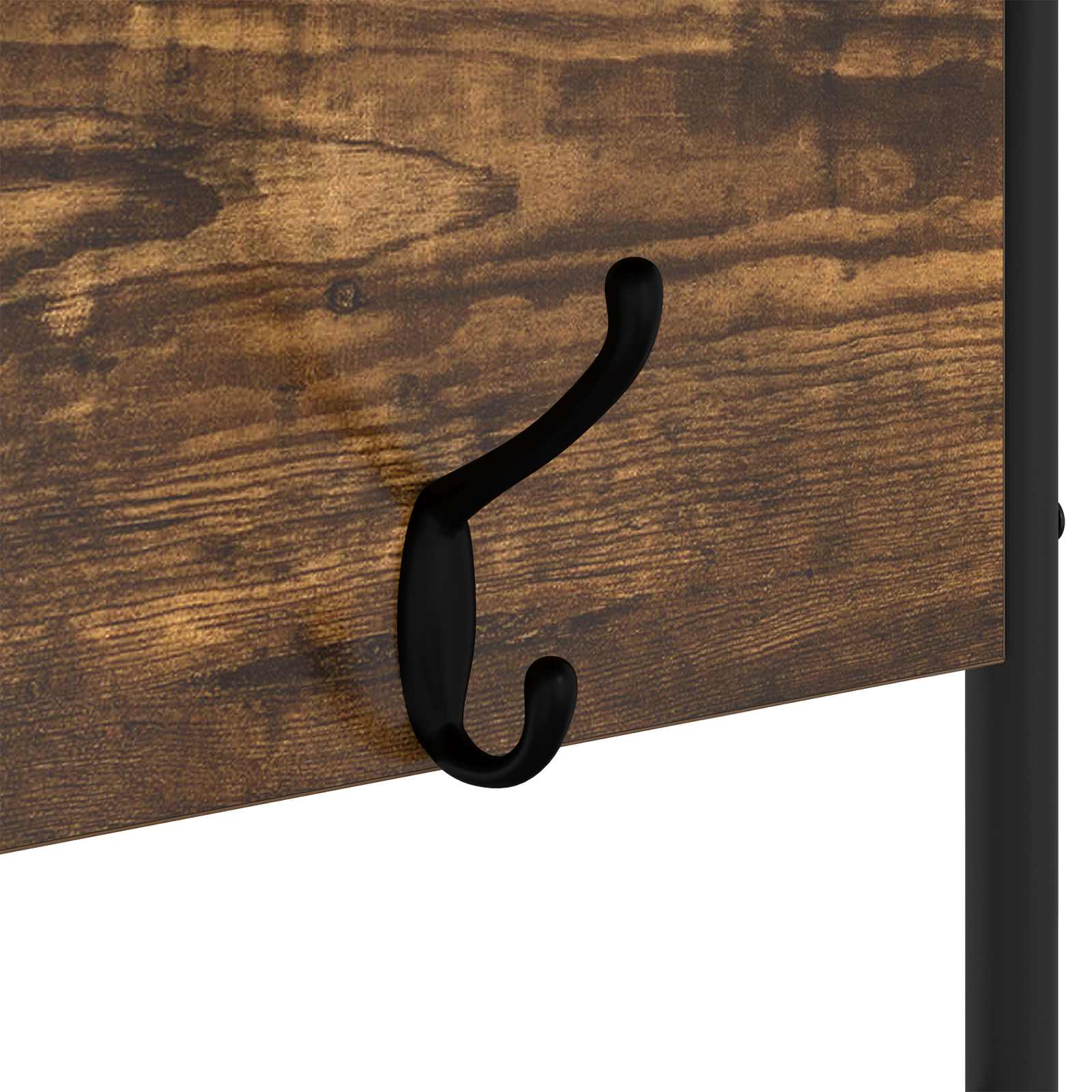 Appendiabiti con panca per scarpe Rovere Fumo
