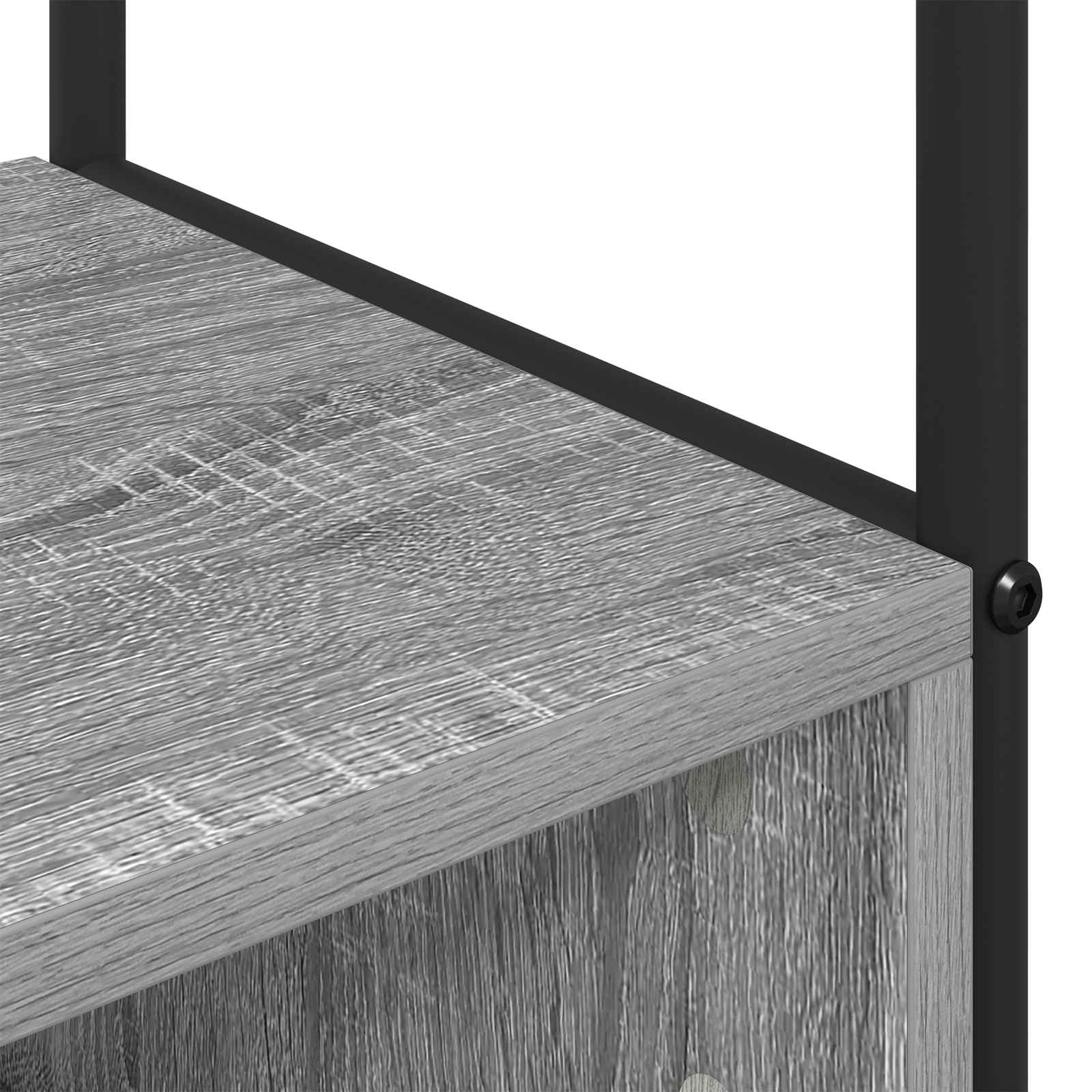 Appendiabiti con panca per scarpe Sonoma grigio